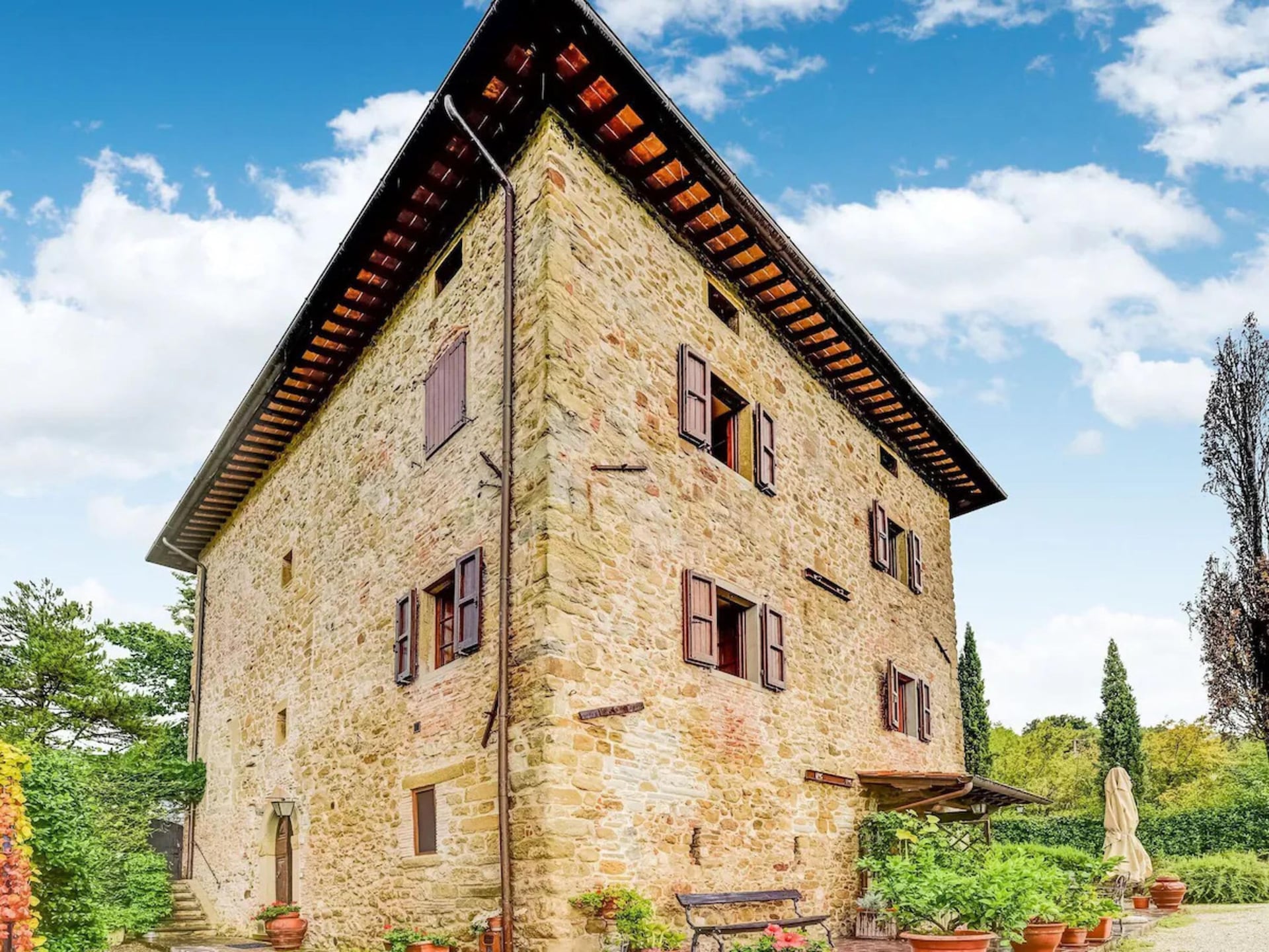 Charmant stenen vakantiehuis Il Fienile in Arezzo - foto 14