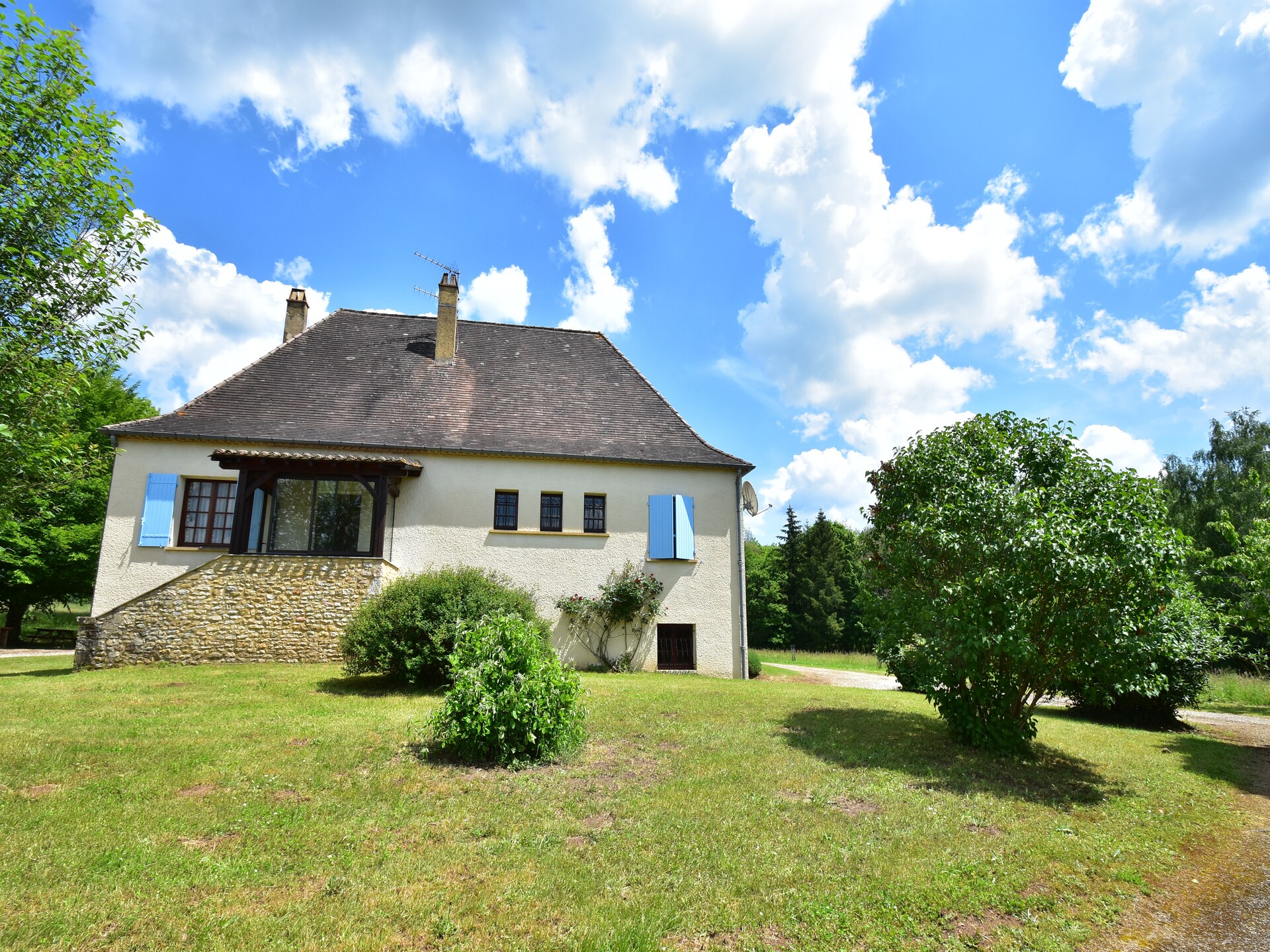Gezellig vrijstaand huis bij Villefranche-du-Périgord met tuin en bbq - foto 14