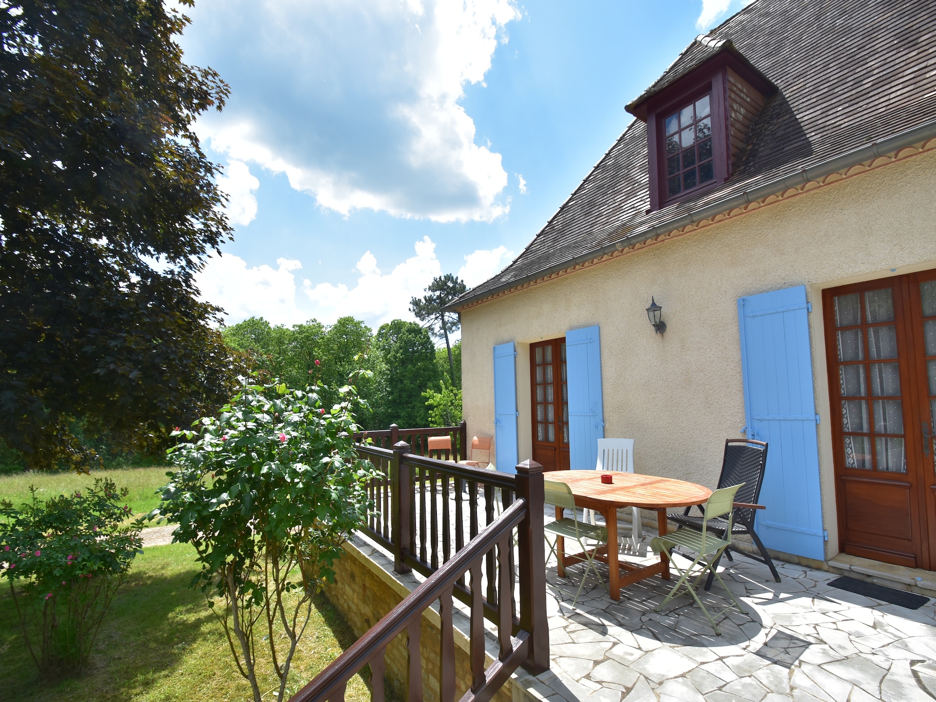 Gezellig vrijstaand huis bij Villefranche-du-Périgord met tuin en bbq - foto 5