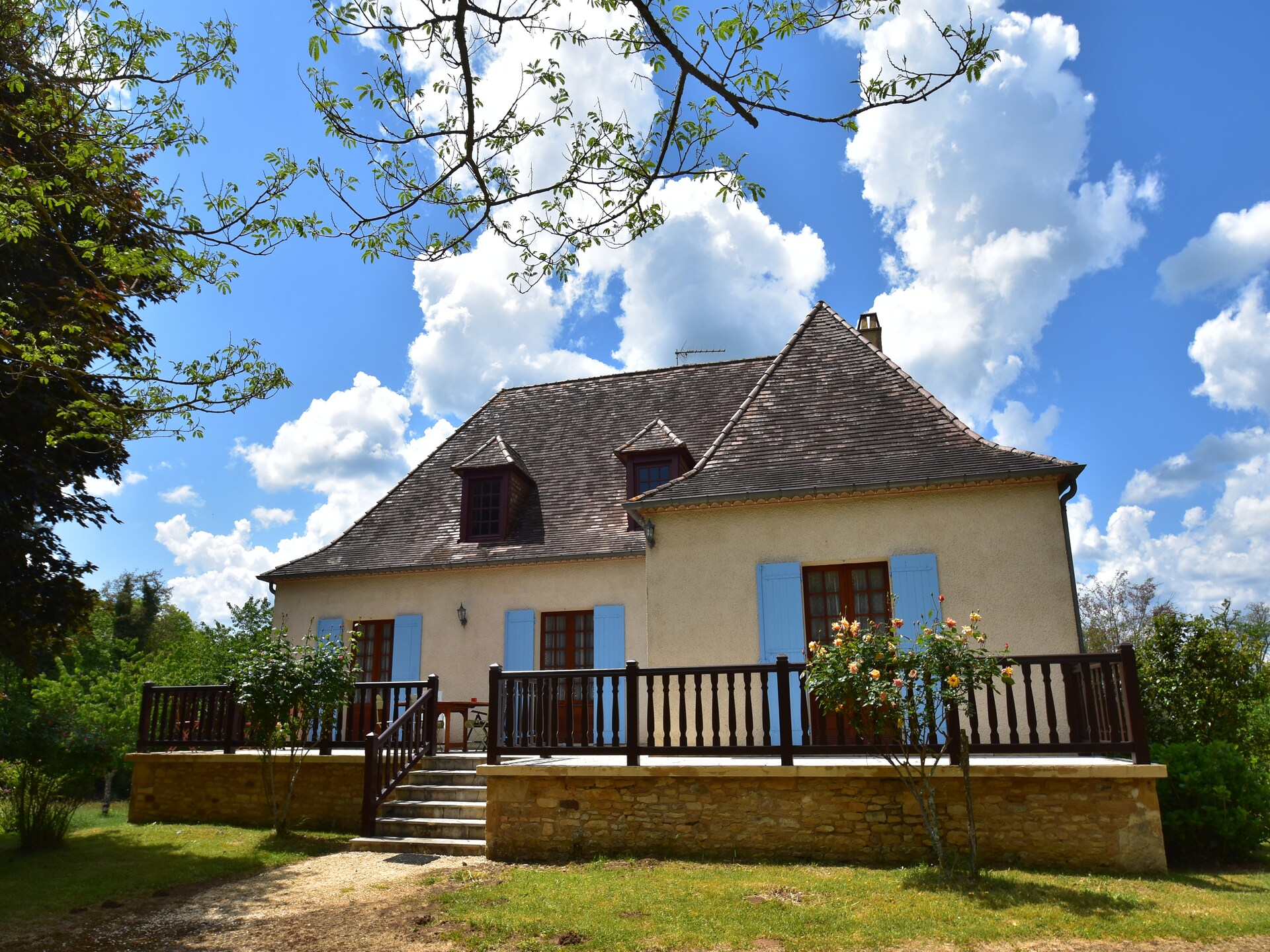 Gezellig vrijstaand huis bij Villefranche-du-Périgord met tuin en bbq - foto 6