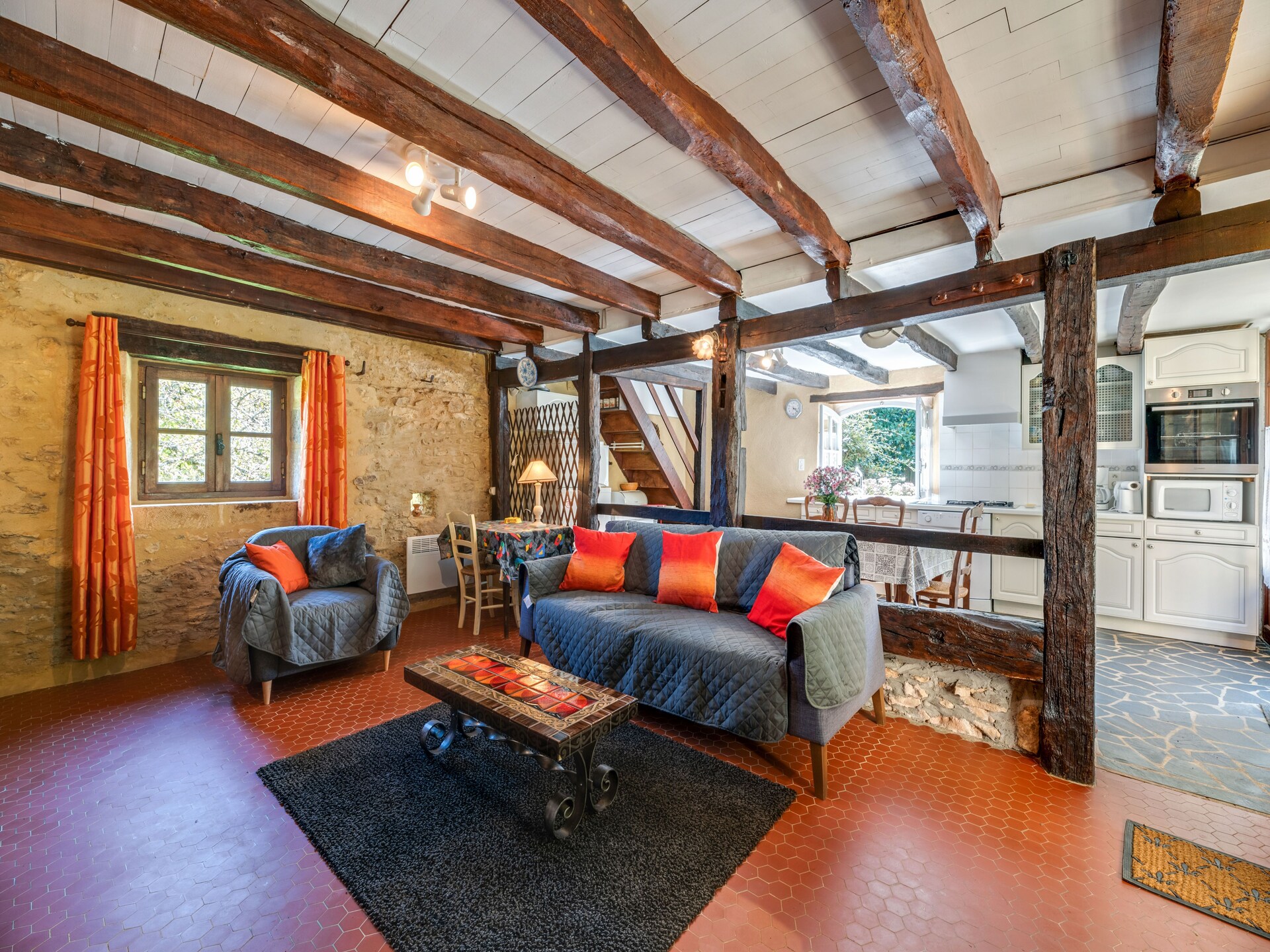 Bosrijk vakantiehuis voor 4 aan de golfbaan bij Villefranche-du-Périgord - foto 18