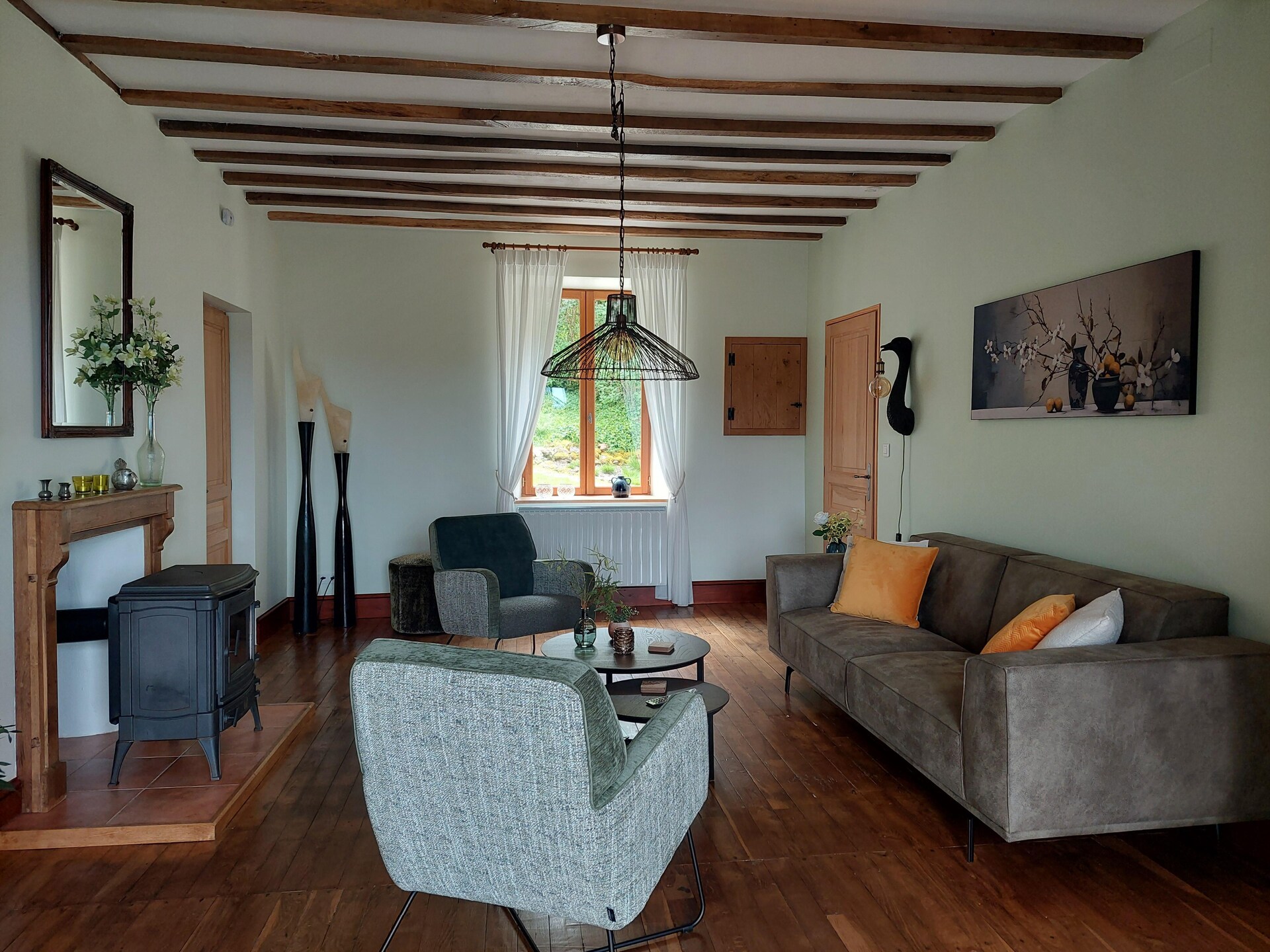 Authentiek vakantiehuis met zoutwaterzwembad en 6000 m² tuin bij Sussac - foto 13