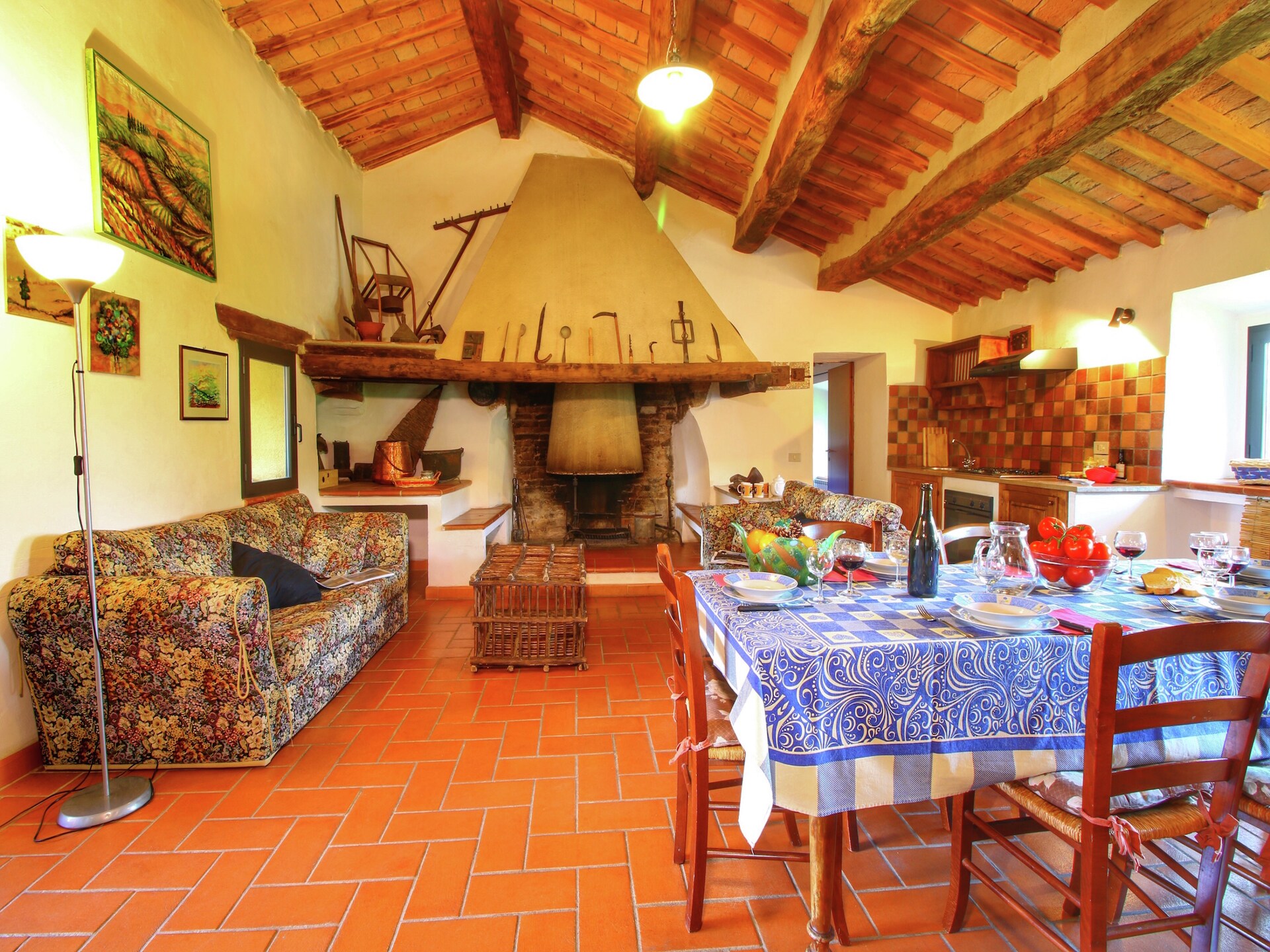 Authentieke Toscaanse boerderij met zwembad en uitzicht in Castiglione d'Orcia - foto 20