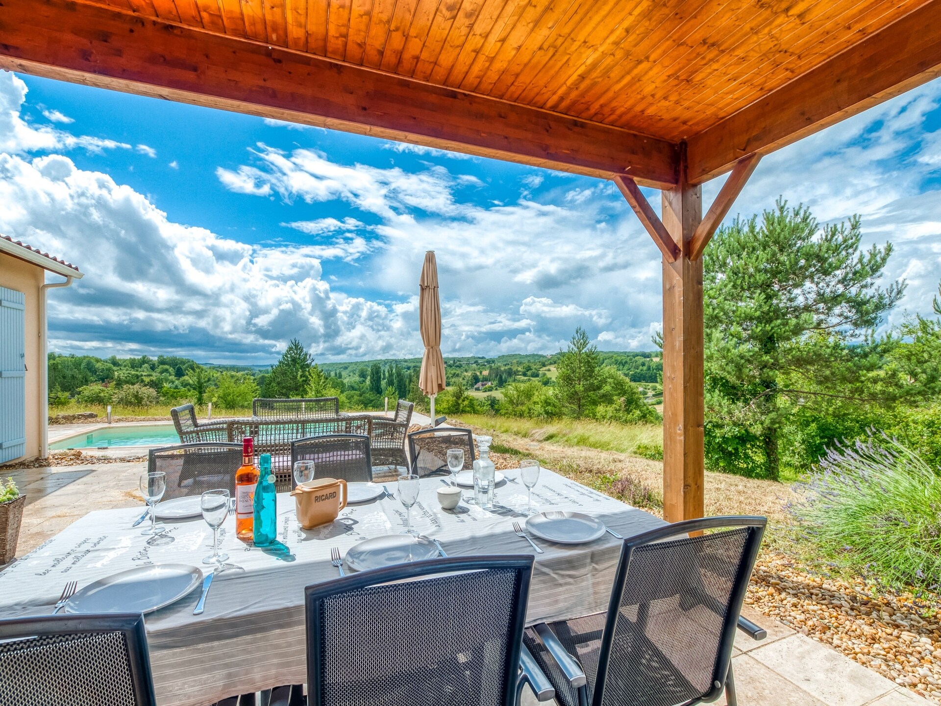 Luxe villa met privézwembad in de groene heuvels van Sainte-Foy-de-Longas - foto 32