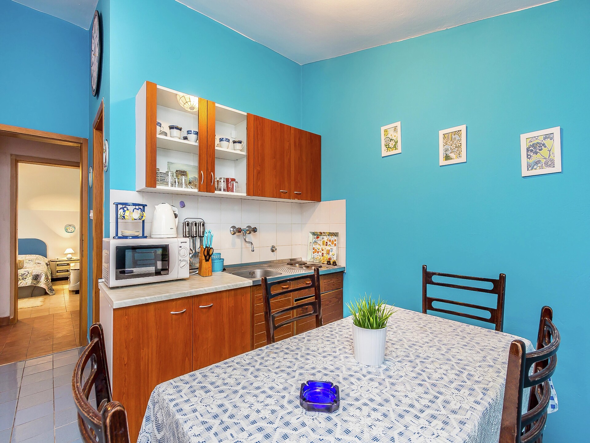 Ruim appartement met zwembad en balkon op 1 km van zee in Ližnjan - foto 4