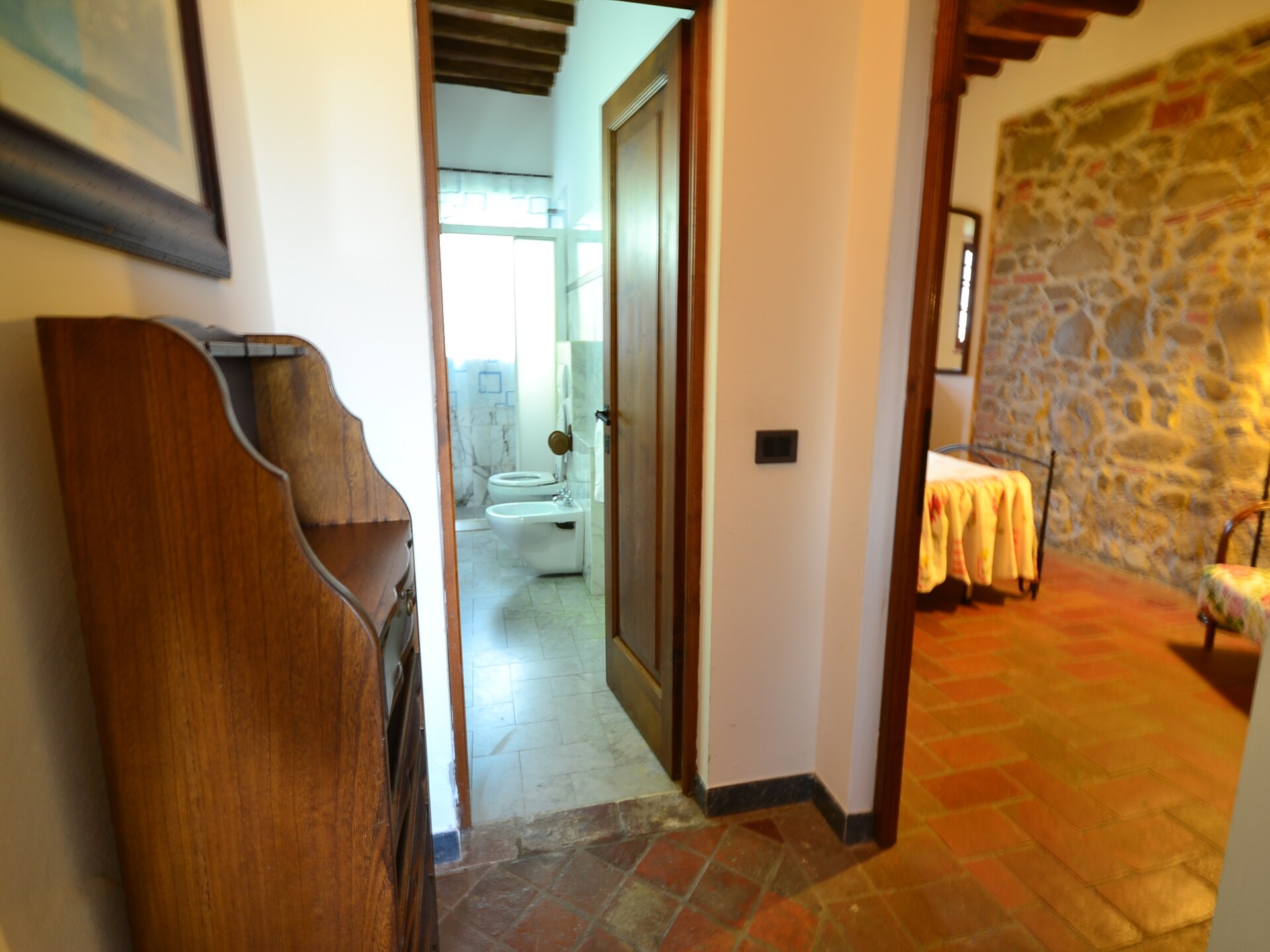 Authentiek Toscaans vakantiehuis tussen wijngaarden met panoramisch uitzicht - foto 20