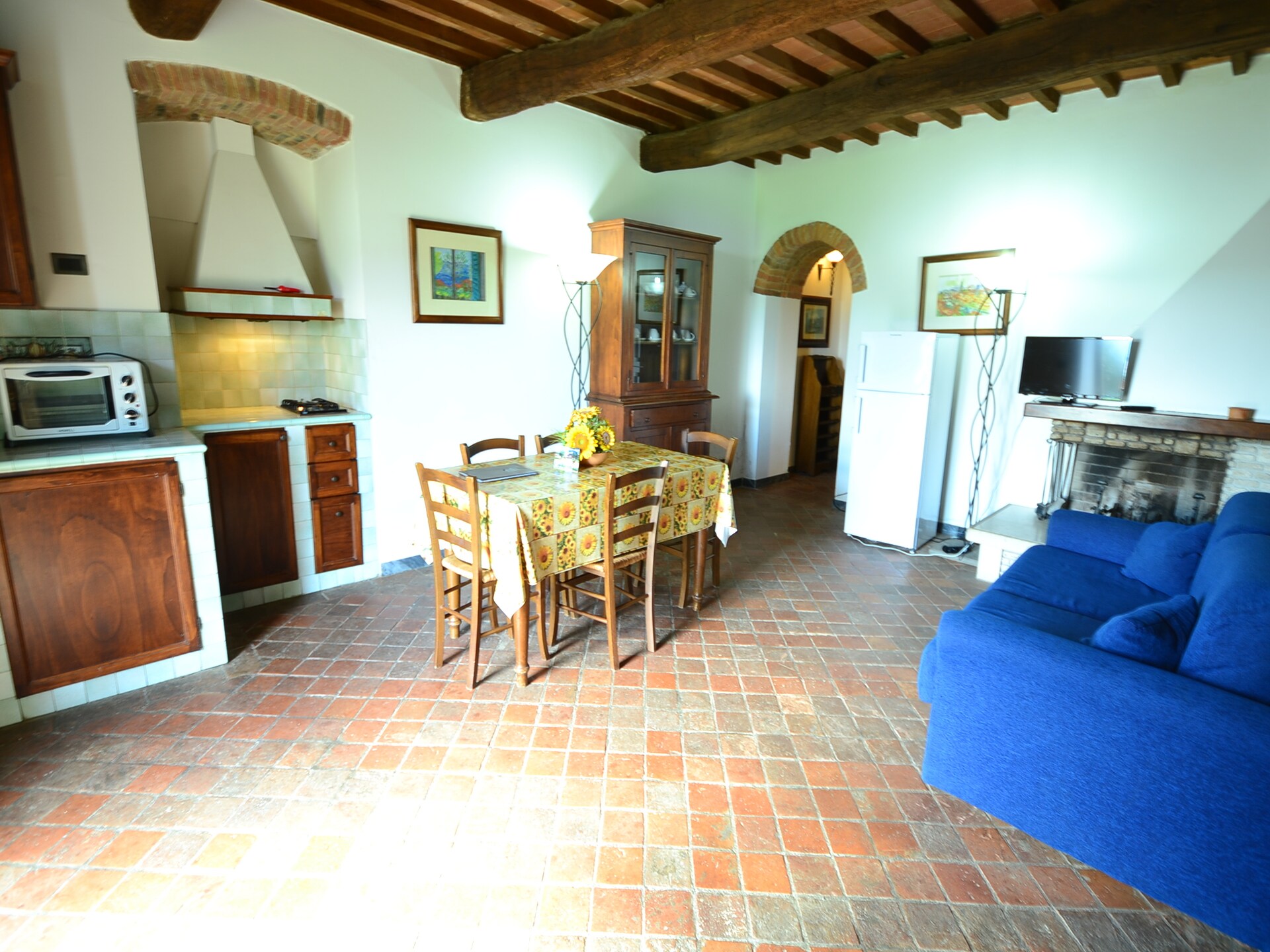 Authentiek Toscaans vakantiehuis tussen wijngaarden met panoramisch uitzicht - foto 11
