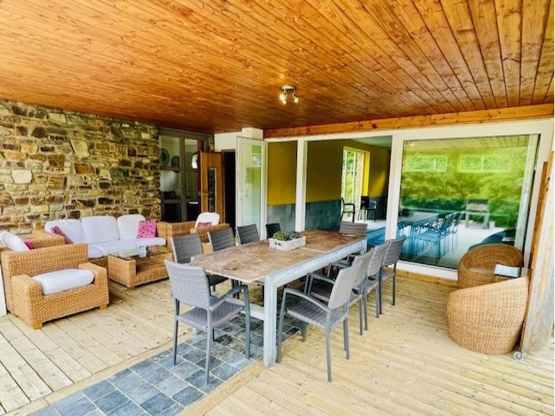 9-persoons vakantiehuis in Stoumont met privézwembad - foto 37