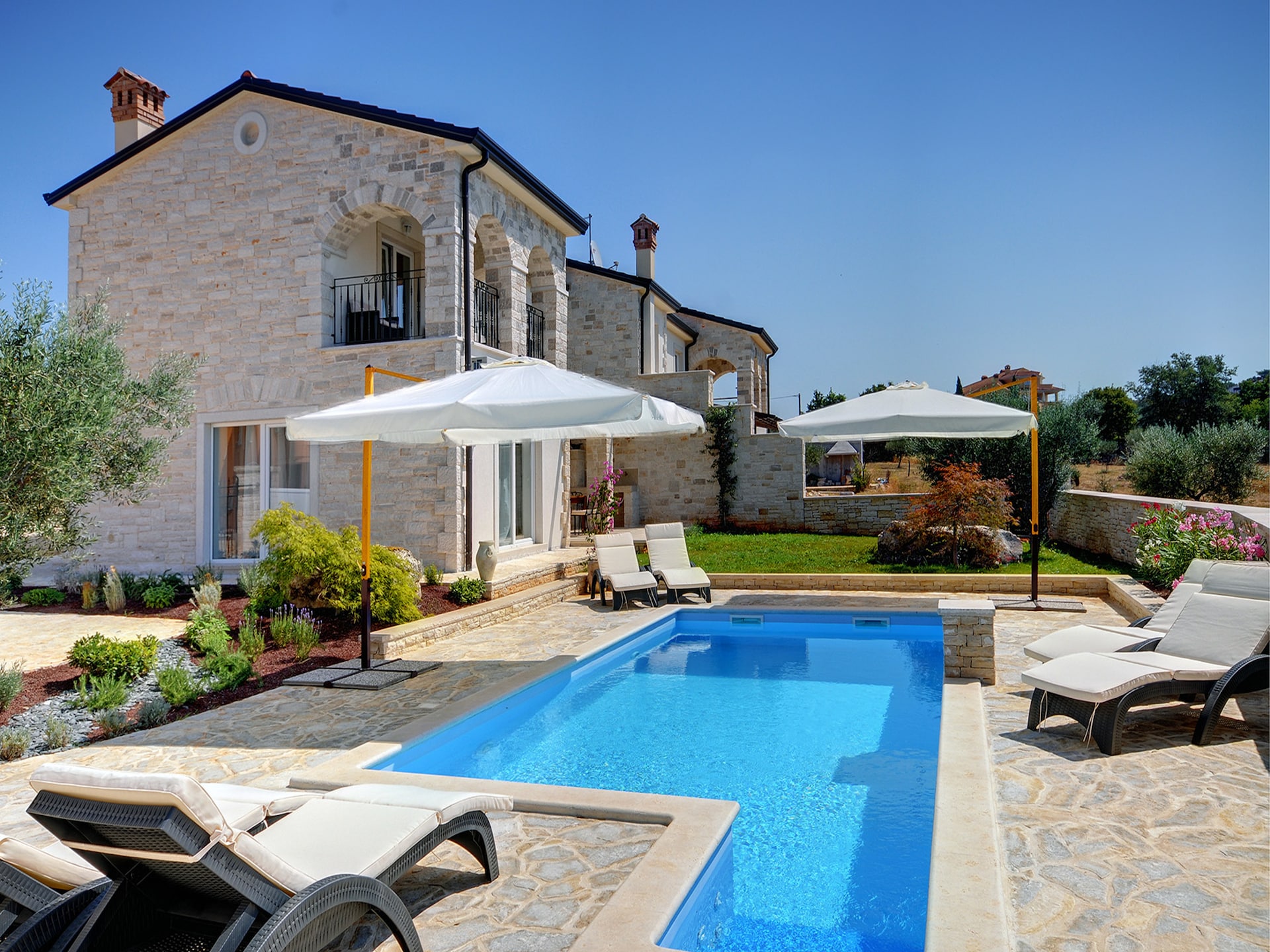 Villa Branka met privézwembad, sauna en zeezicht bij Rovinj - foto 13