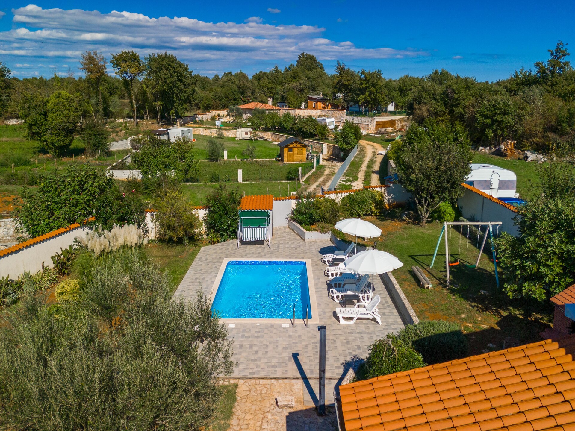 Villa Viola: Ruim vakantiehuis voor 10 personen met privézwembad bij Šegotići - foto 35