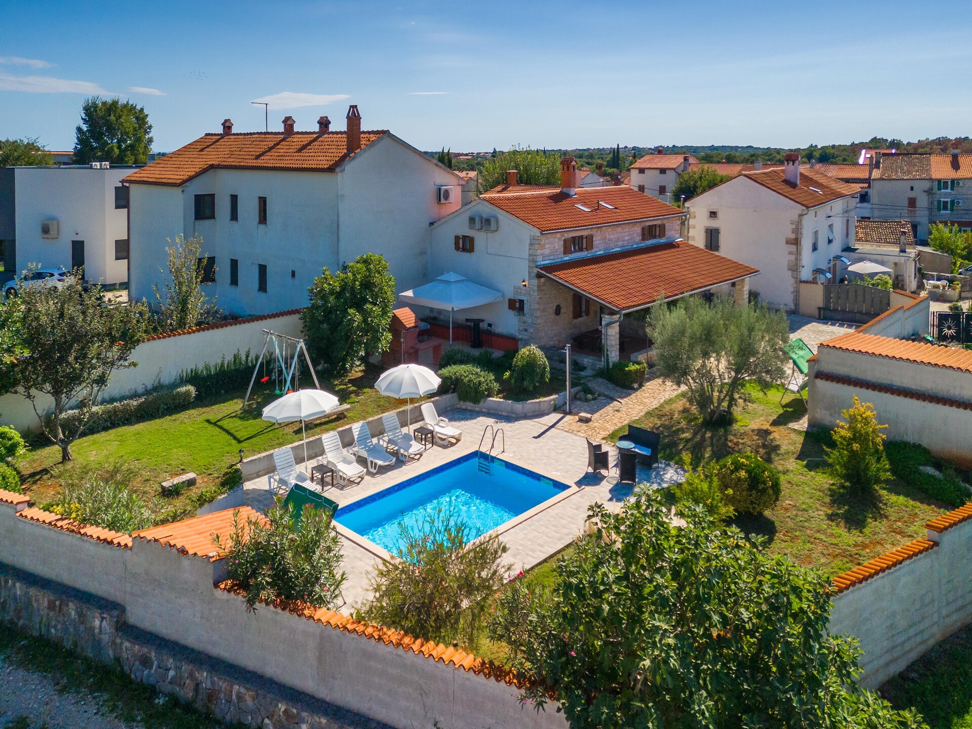 Villa Viola: Ruim vakantiehuis voor 10 personen met privézwembad bij Šegotići - foto 5