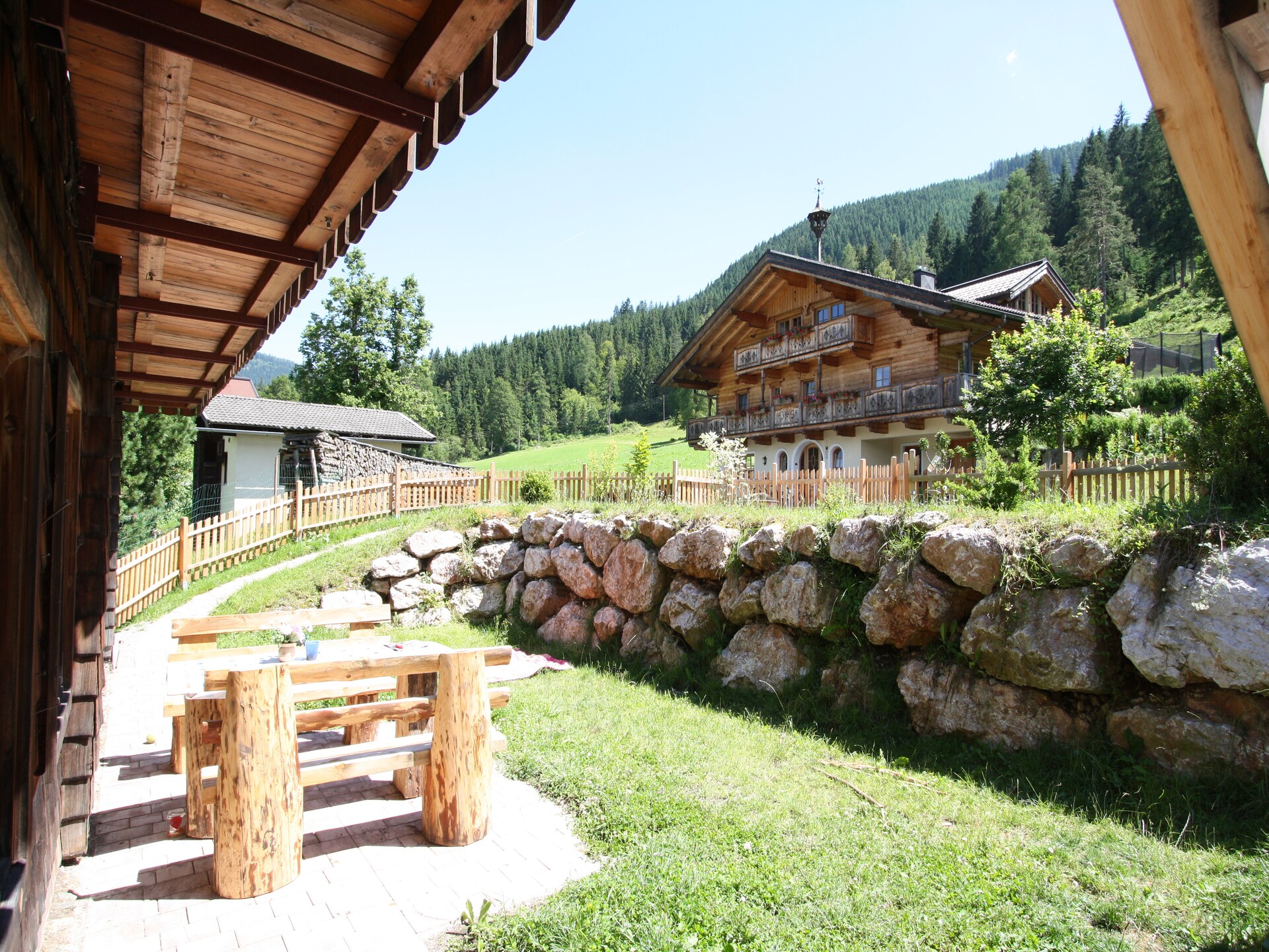 Authentiek landhuis in Eben im Pongau, direct aan bos en piste - foto 15