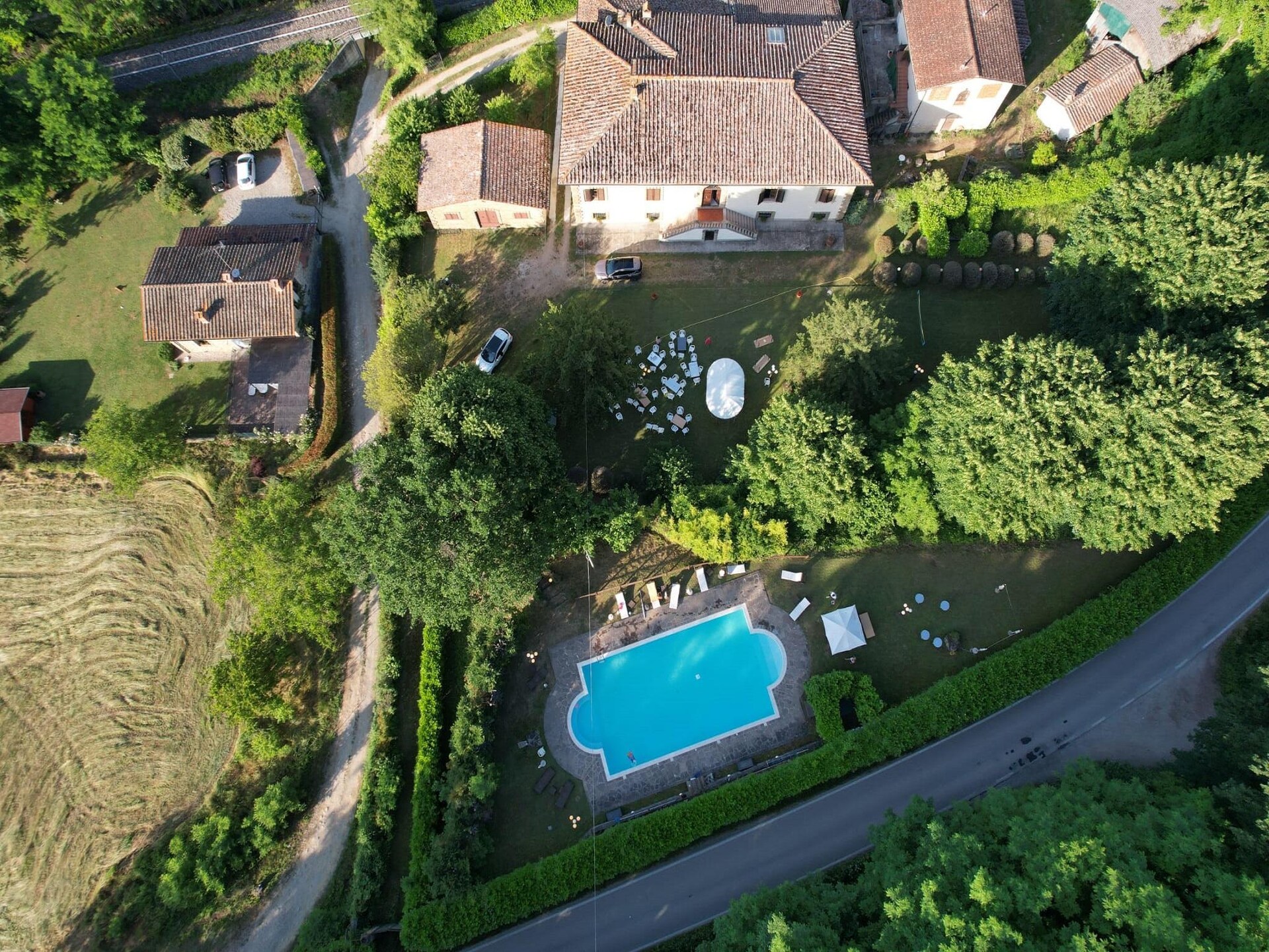 Villa Eugenia: Ruim Toscaans landhuis voor 20 personen met zwembad bij Vicchio - foto 7