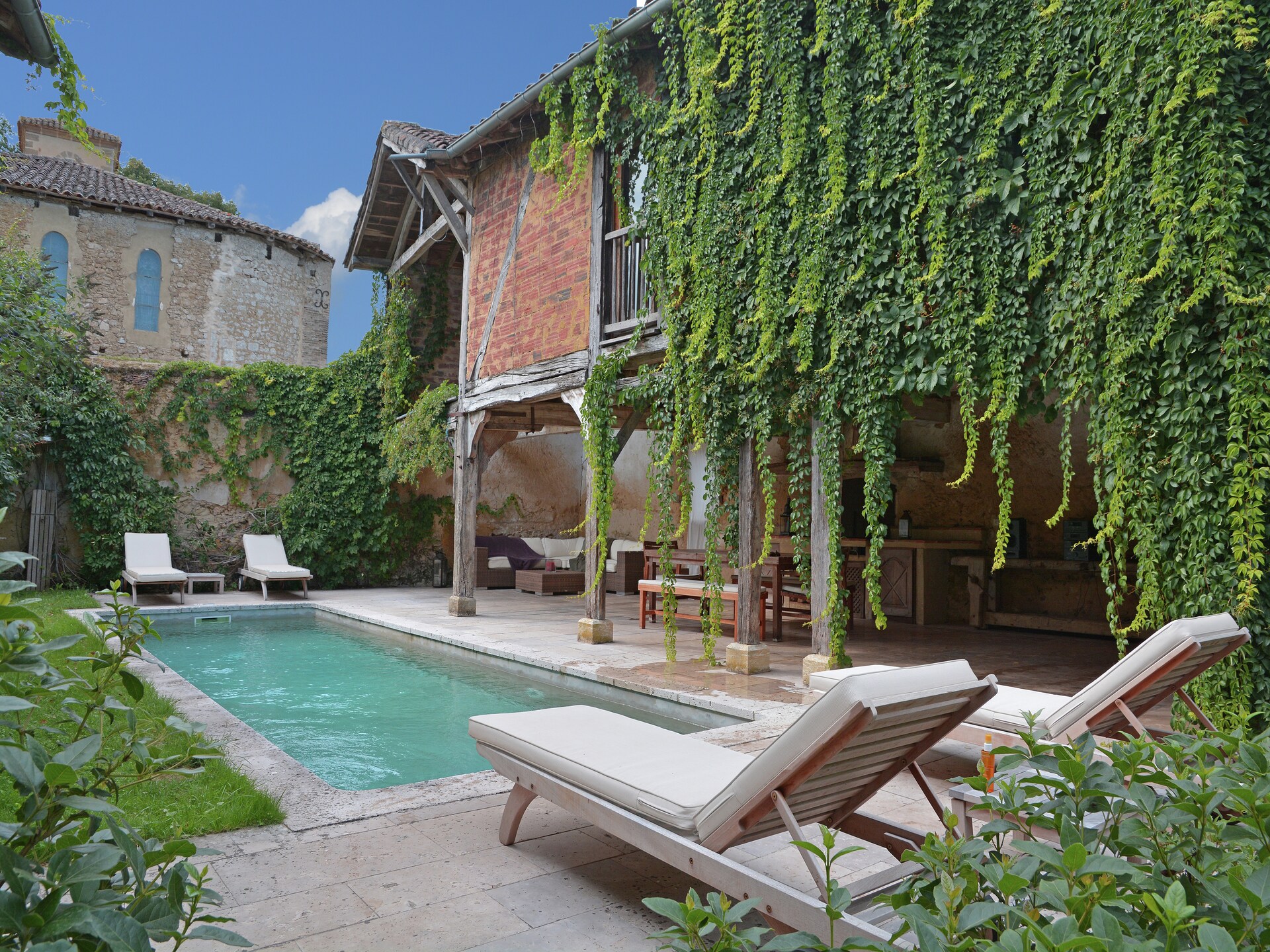 Romantisch Landhuis in Armagnac met Privézwembad en 5 Slaapkamers - foto 22