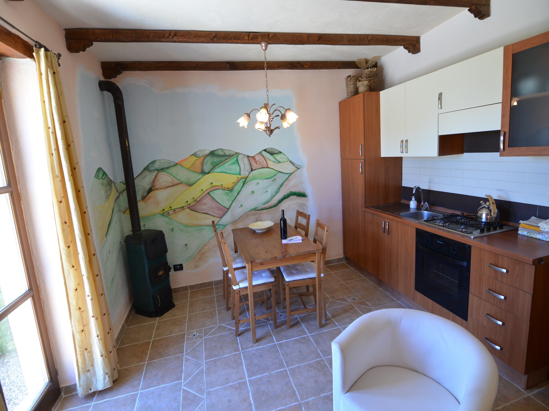 Terra: Rustiek appartement met uitzicht op de heuvels bij Pergola - foto 9