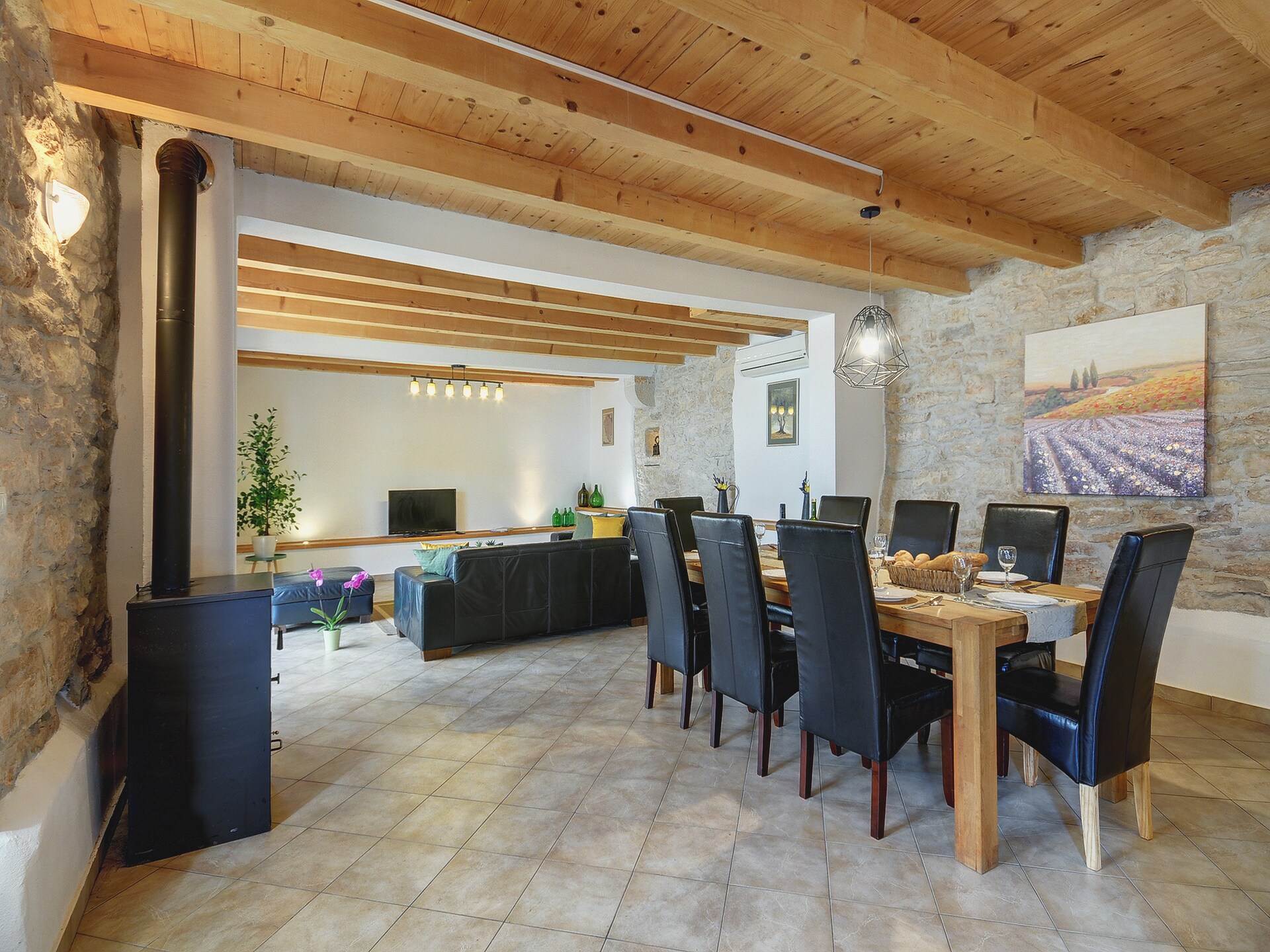 10-persoons vakantiehuis met privézwembad in Batlug - foto 8