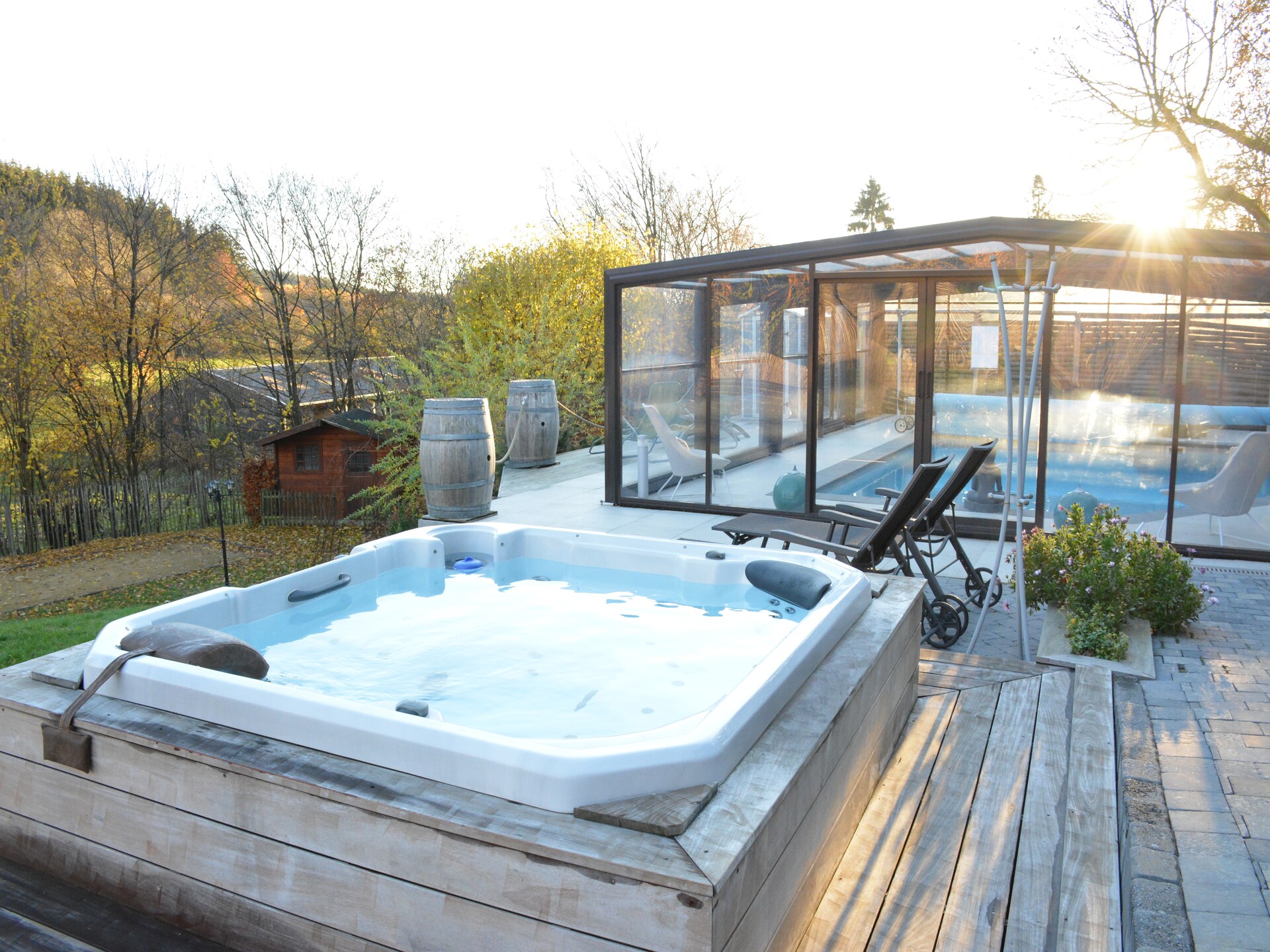 Vakantiehuis met privézwembad en bubbelbad in Redu, Ardennen - foto 38