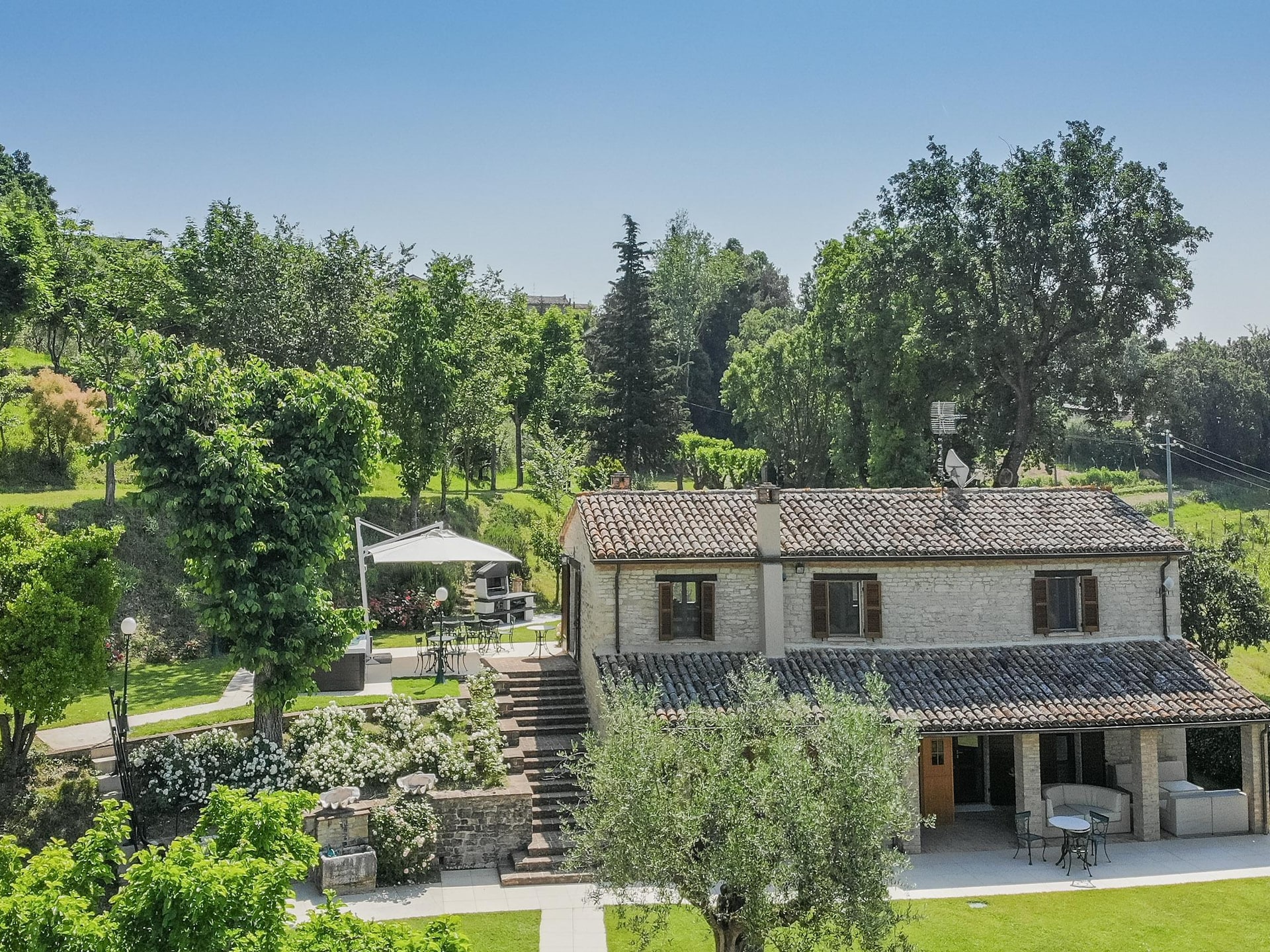 Centraal gelegen villa in Sant'ippolito voor 11 personen - foto 15