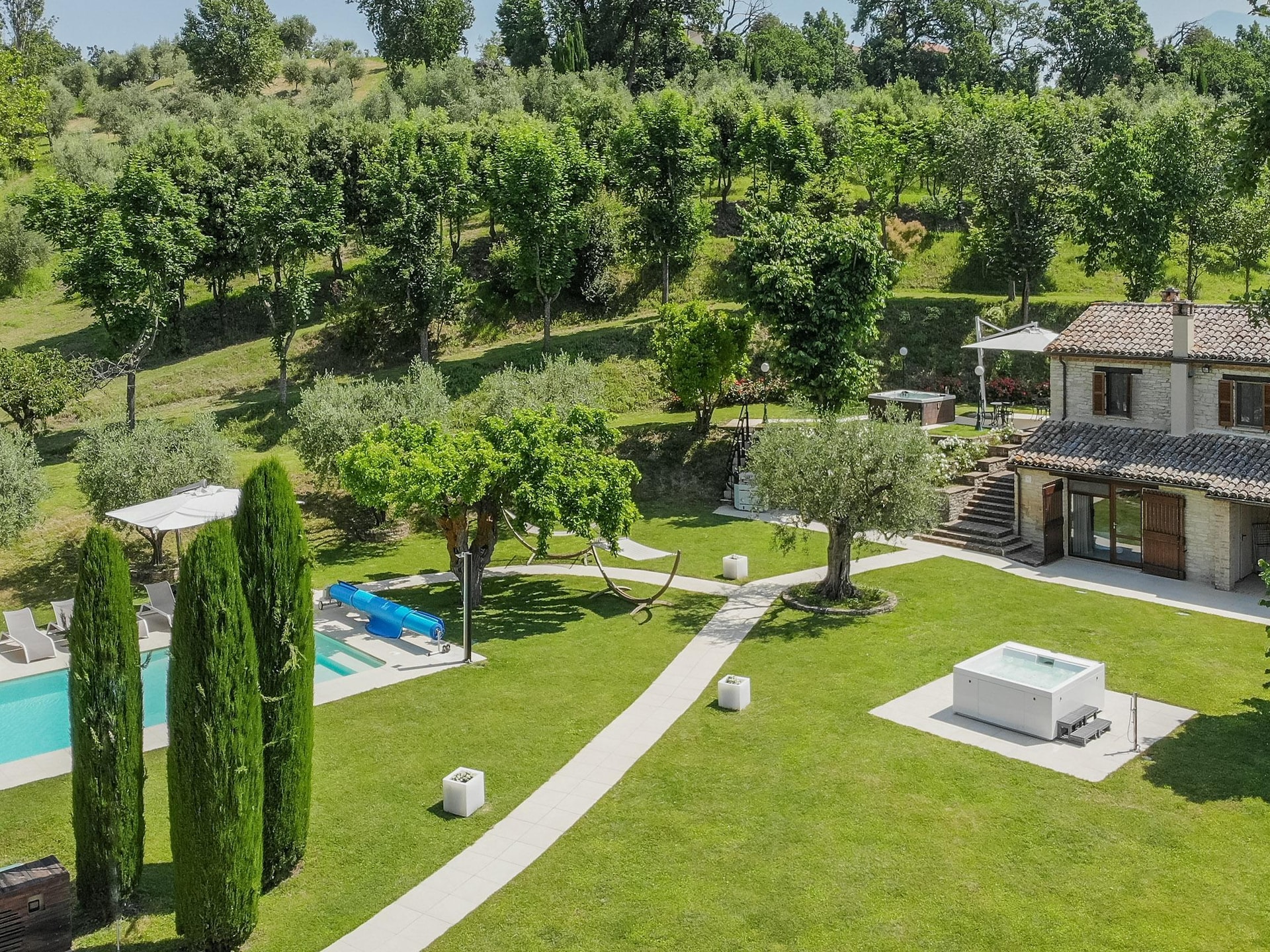 Centraal gelegen villa in Sant'ippolito voor 11 personen - foto 37