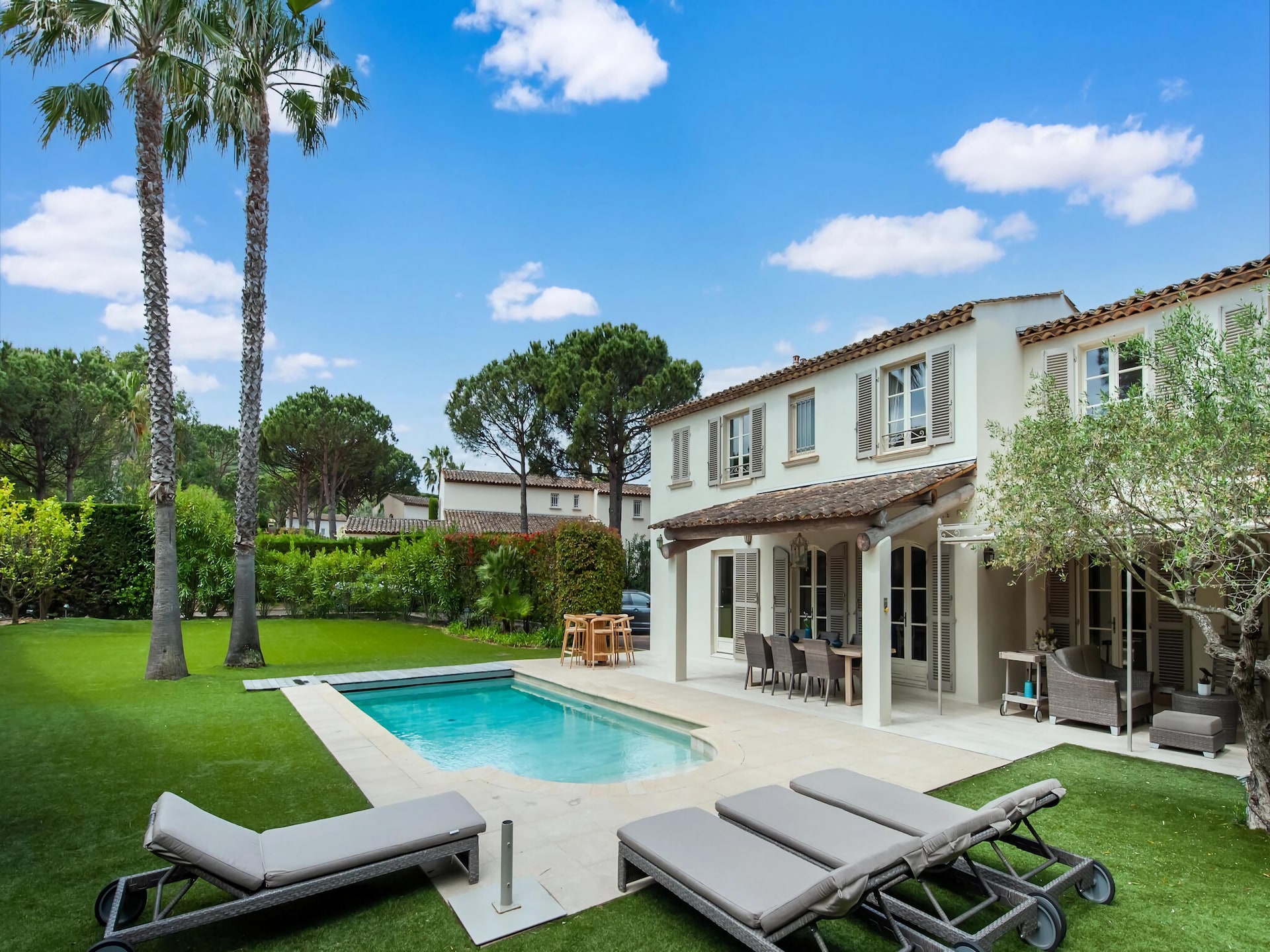 Op 400 m van het strand: Luxe villa met privézwembad in Saint Tropez - foto 7