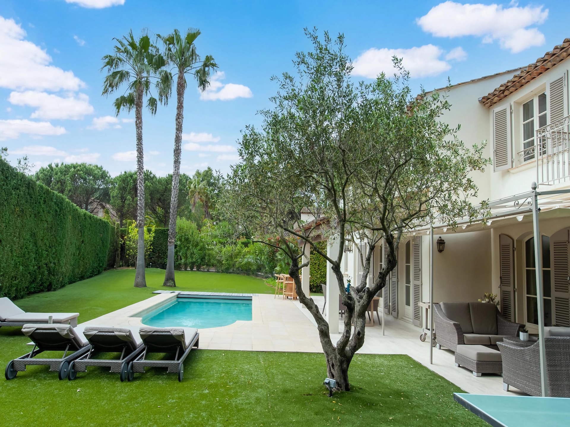 Op 400 m van het strand: Luxe villa met privézwembad in Saint Tropez - foto 27