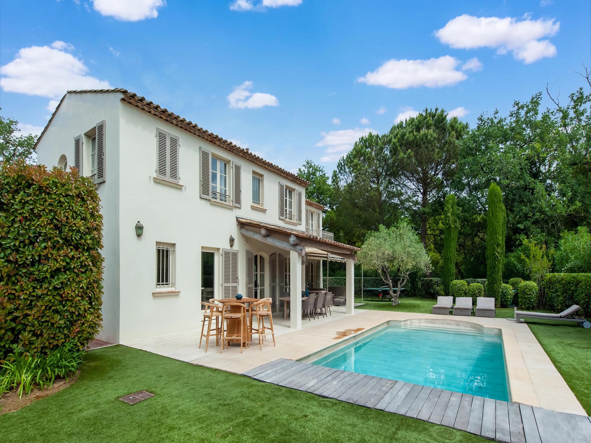Op 400 m van het strand: Luxe villa met privézwembad in Saint Tropez - foto 9
