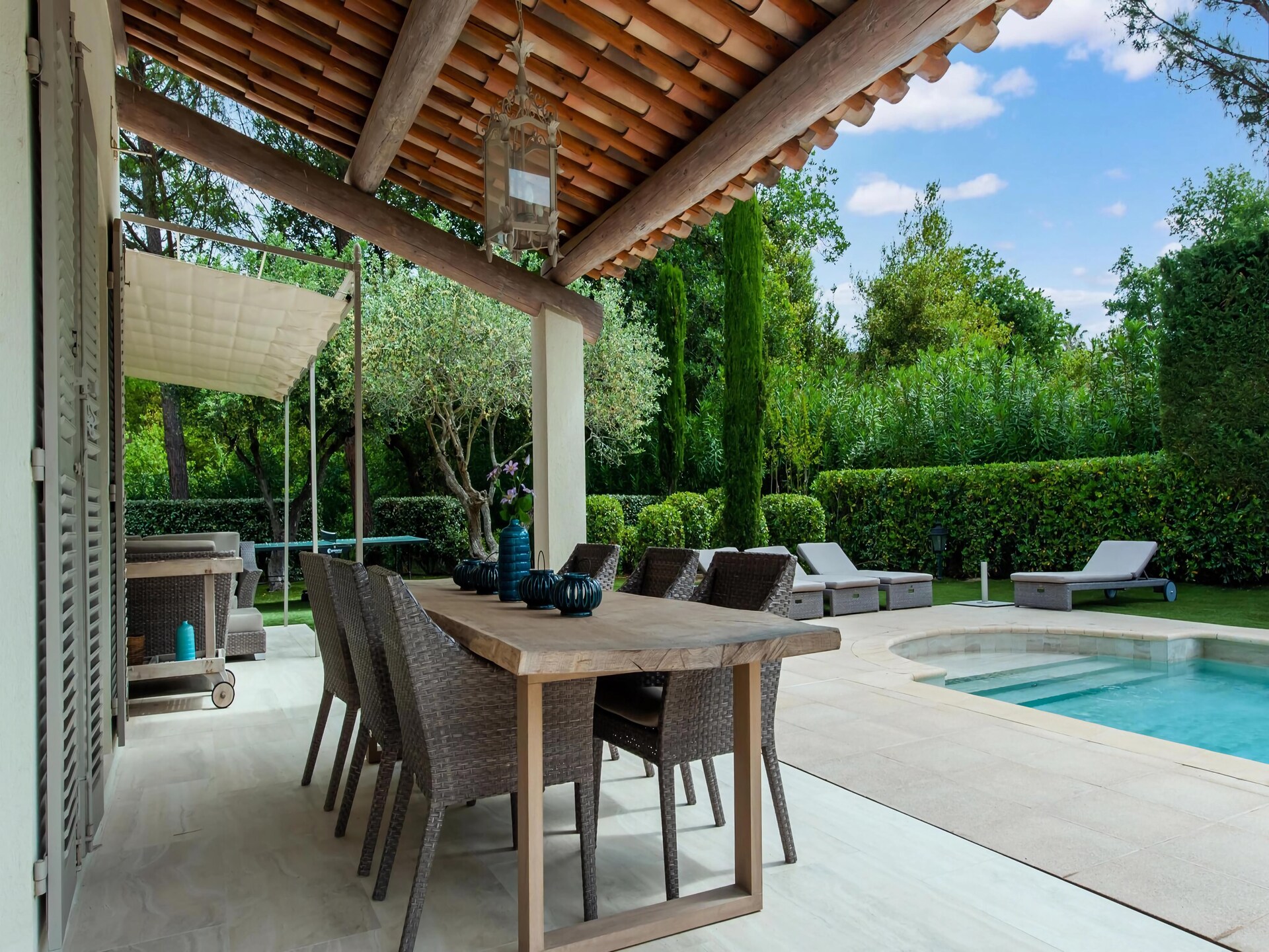 Op 400 m van het strand: Luxe villa met privézwembad in Saint Tropez - foto 25