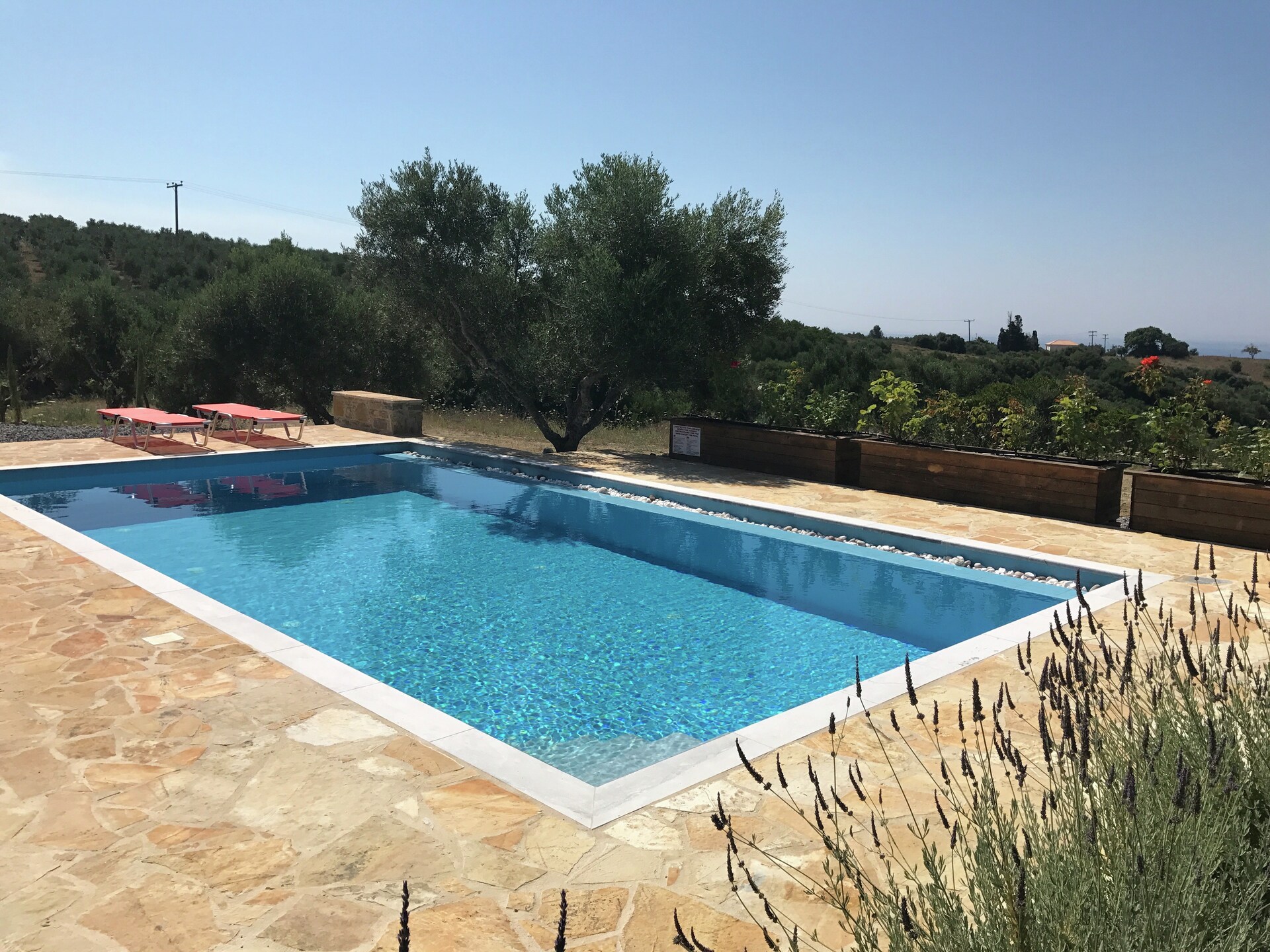 Villa Kamaria: Luxe rust in olijfgaard met privézwembad en zeezicht - foto 1