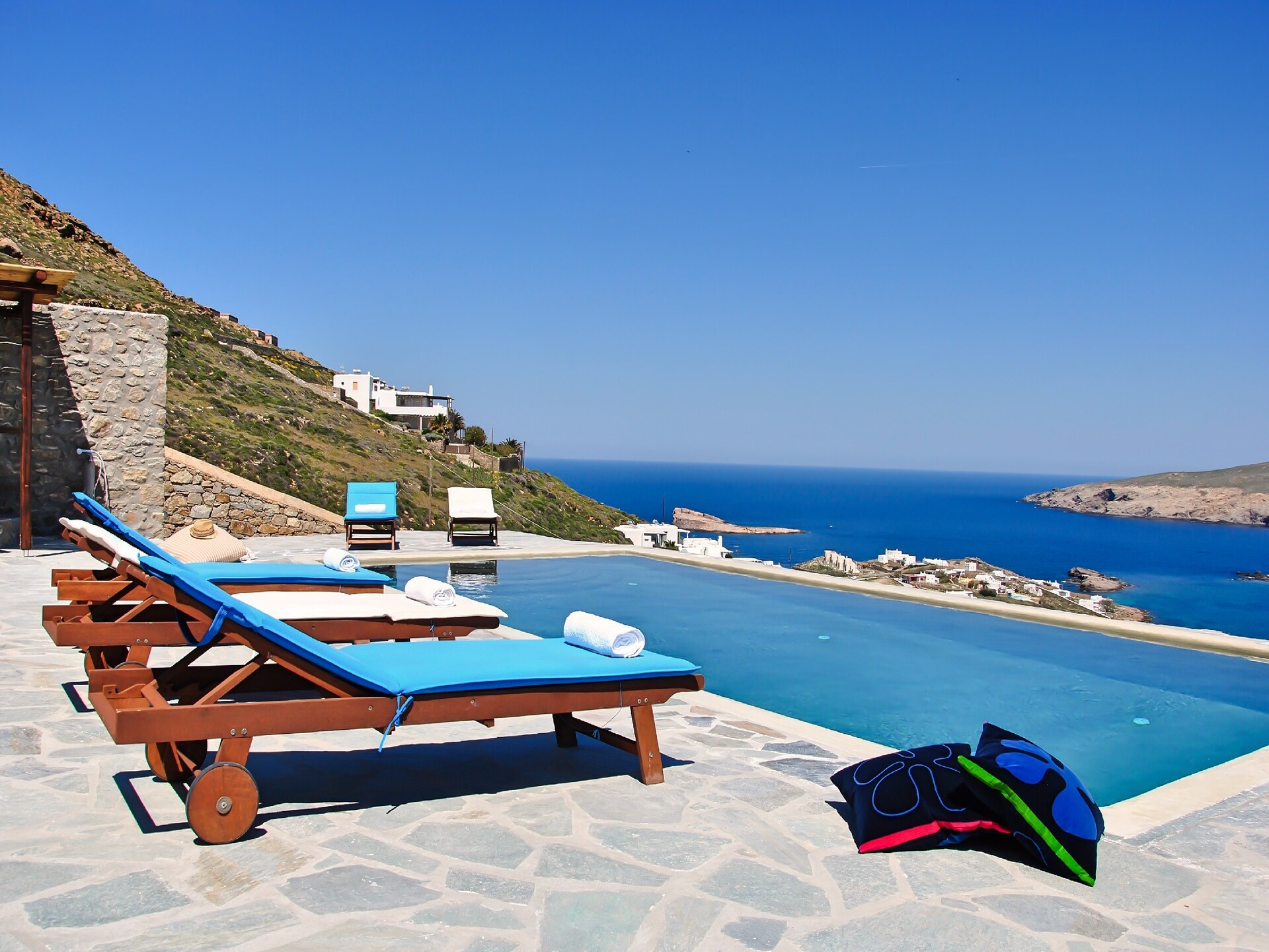 Villa Kappas: Elegante villa met privézwembad en panoramisch zeezicht bij Agios Sostis - foto 11