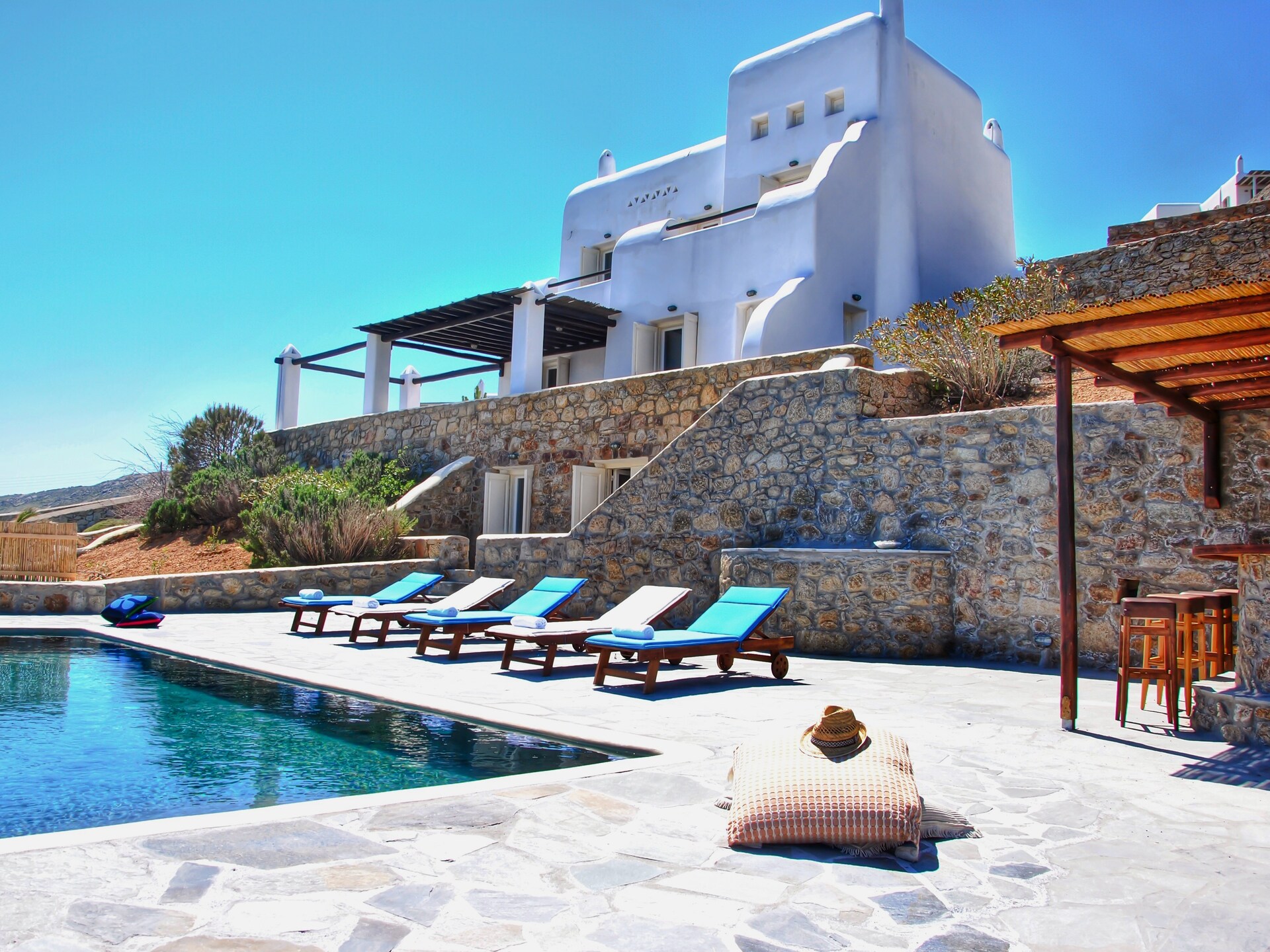 Villa Kappas: Elegante villa met privézwembad en panoramisch zeezicht bij Agios Sostis - foto 1