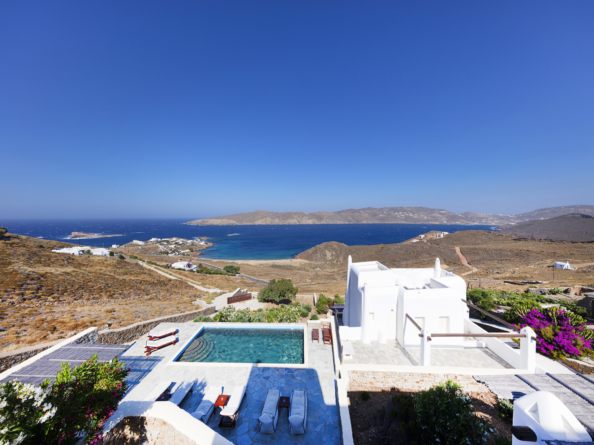 Villa Kappas: Elegante villa met privézwembad en panoramisch zeezicht bij Agios Sostis - foto 45