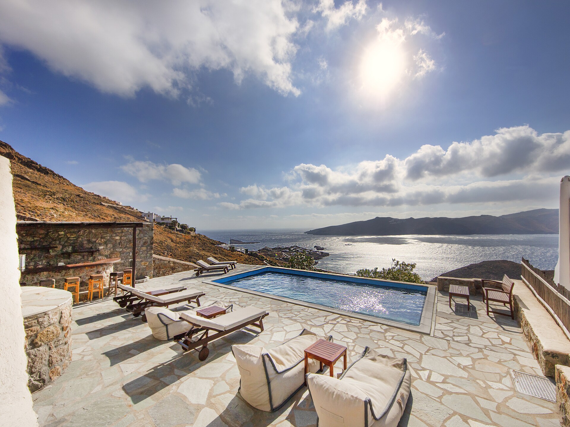 Villa Kappas: Elegante villa met privézwembad en panoramisch zeezicht bij Agios Sostis - foto 7