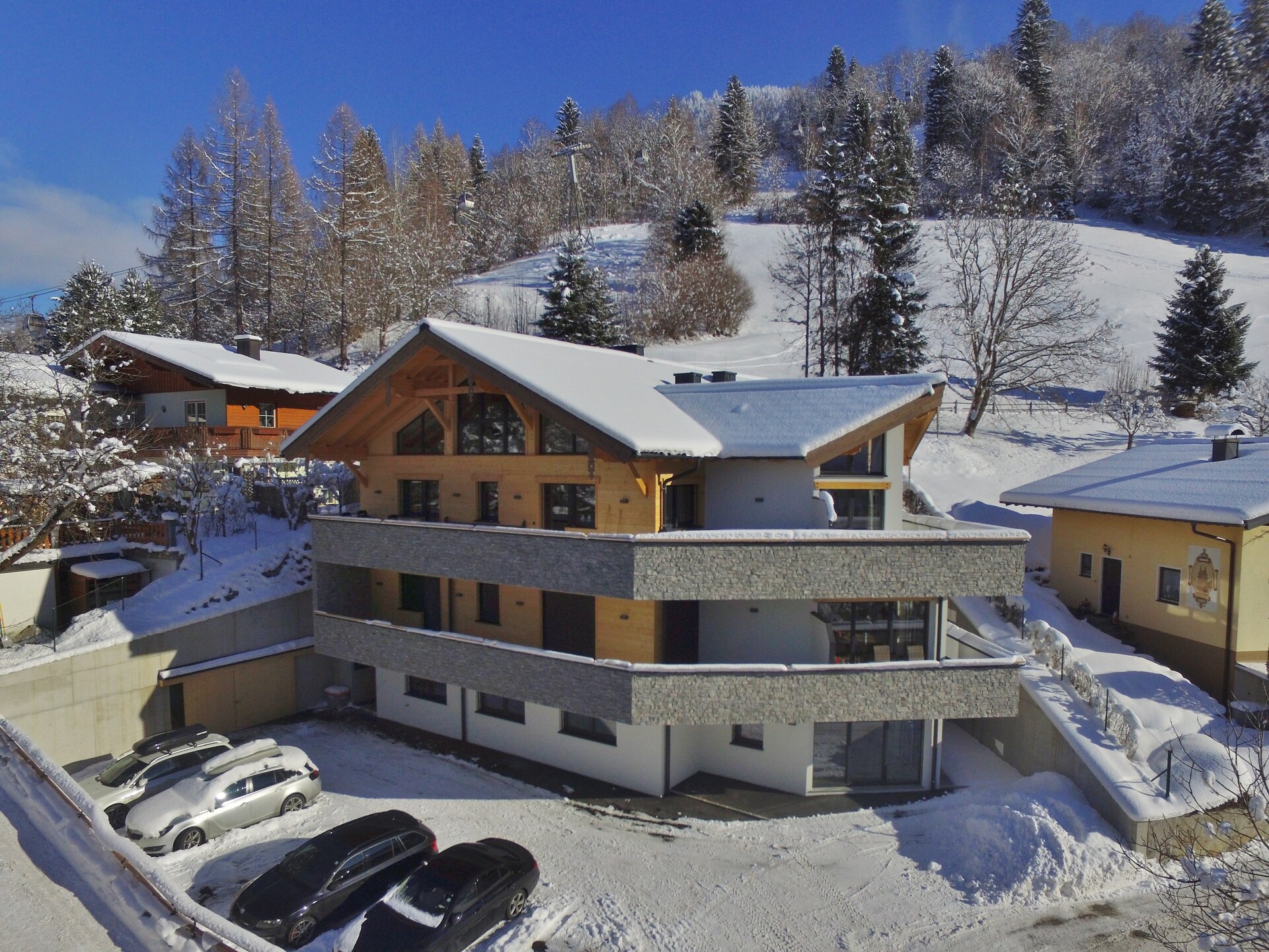 Ski-in/ski-out appartement voor 8 aan de piste in Alpendorf, 100m van de lift - foto 14