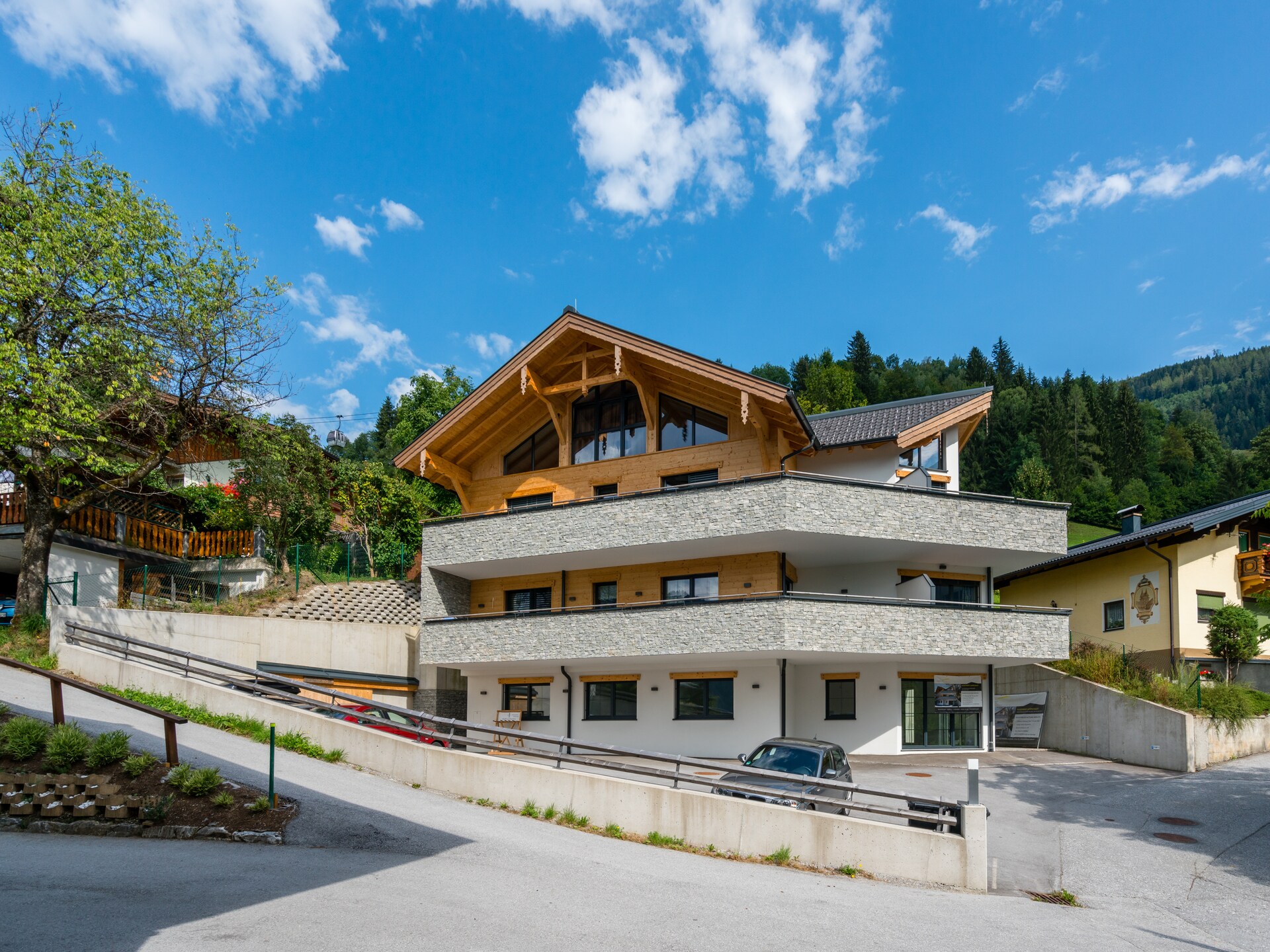 Ski-in/ski-out appartement voor 8 aan de piste in Alpendorf, 100m van de lift - foto 1