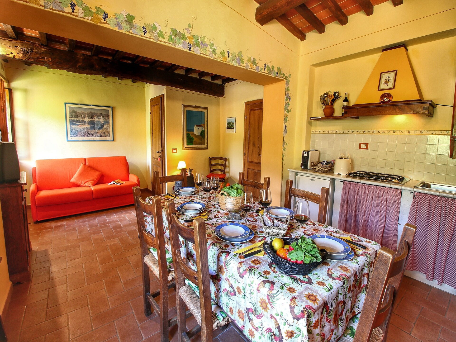 Sfeervol appartement Girasole in het hart van Radda in Chianti - foto 3