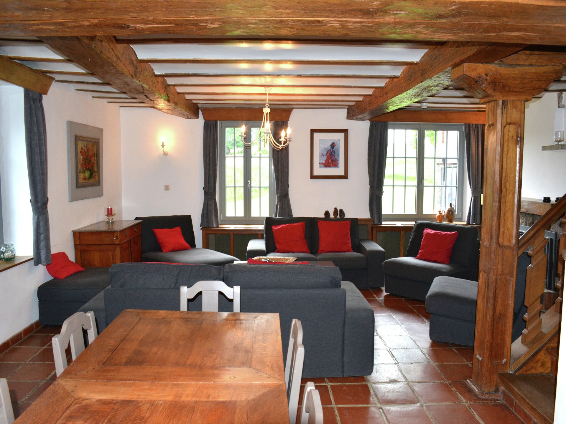 Ruime boerderij Le Moulin d'Halconreux in Gouvy voor 15 personen - foto 15