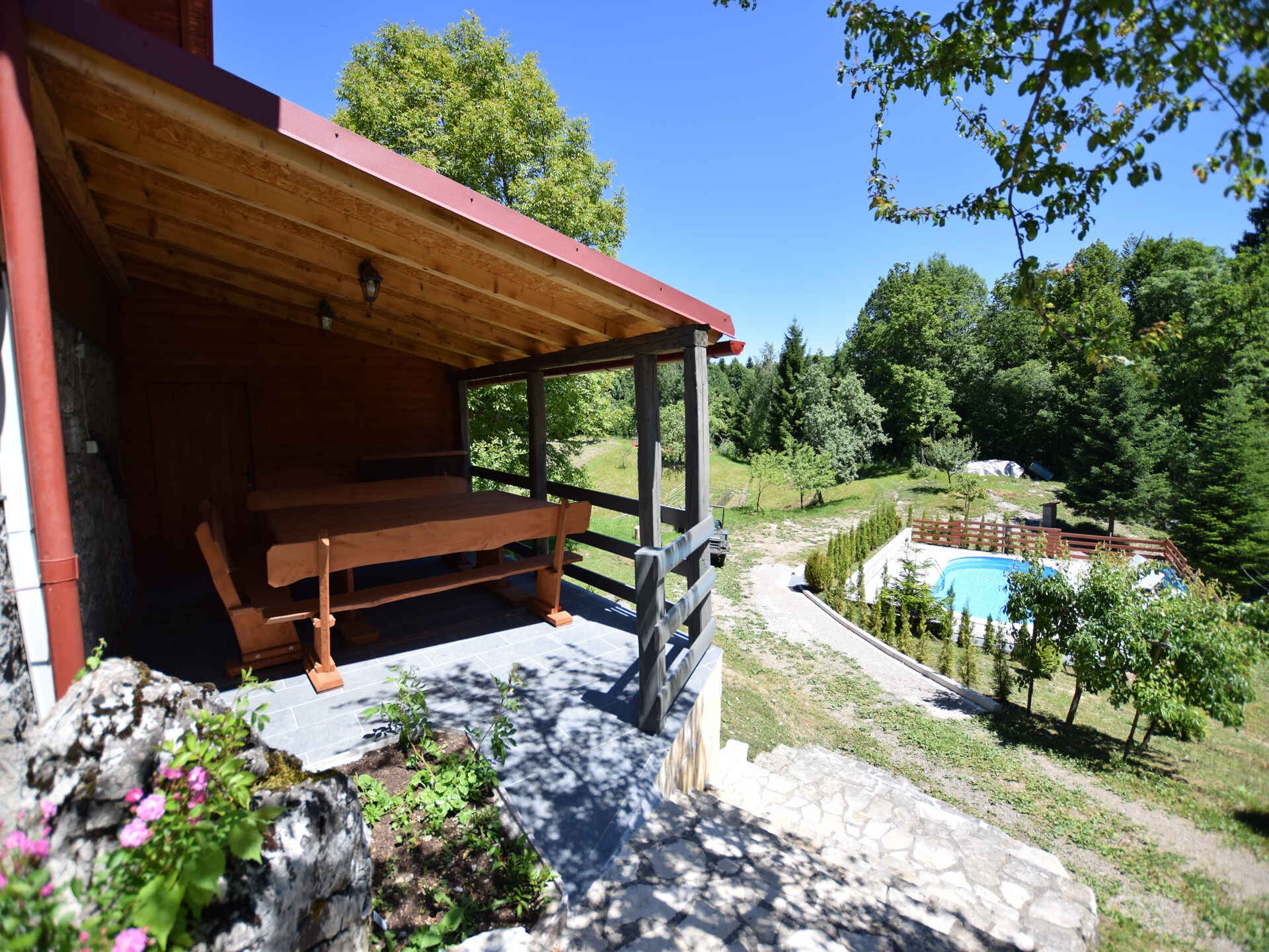 Ruim vrijstaand vakantiehuis voor 10 personen met privézwembad in Brod Moravice - foto 20