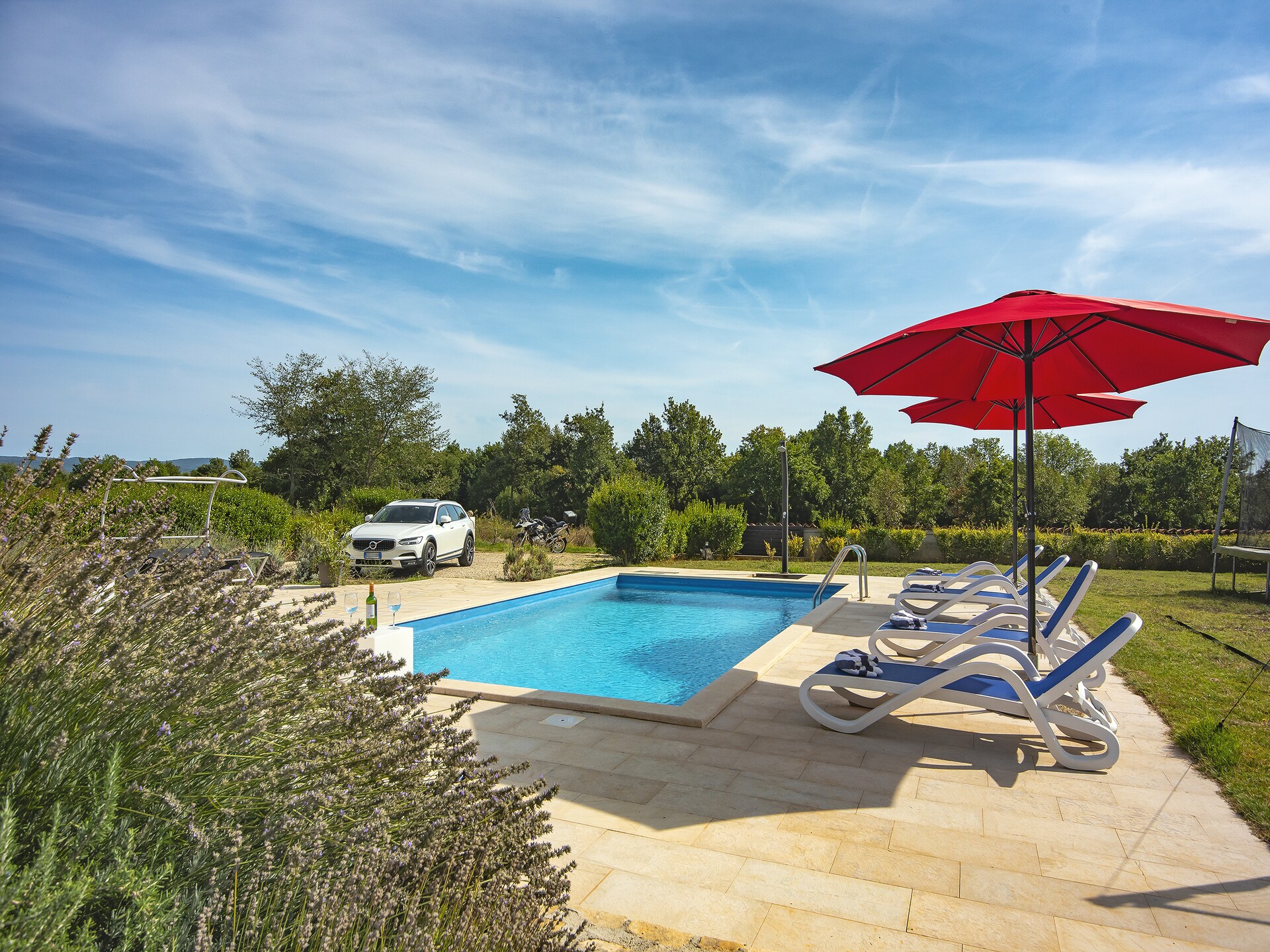 Villa Kata in Rebići: Ruime villa met privézwembad, tuin en zeezicht op 900m - foto 6