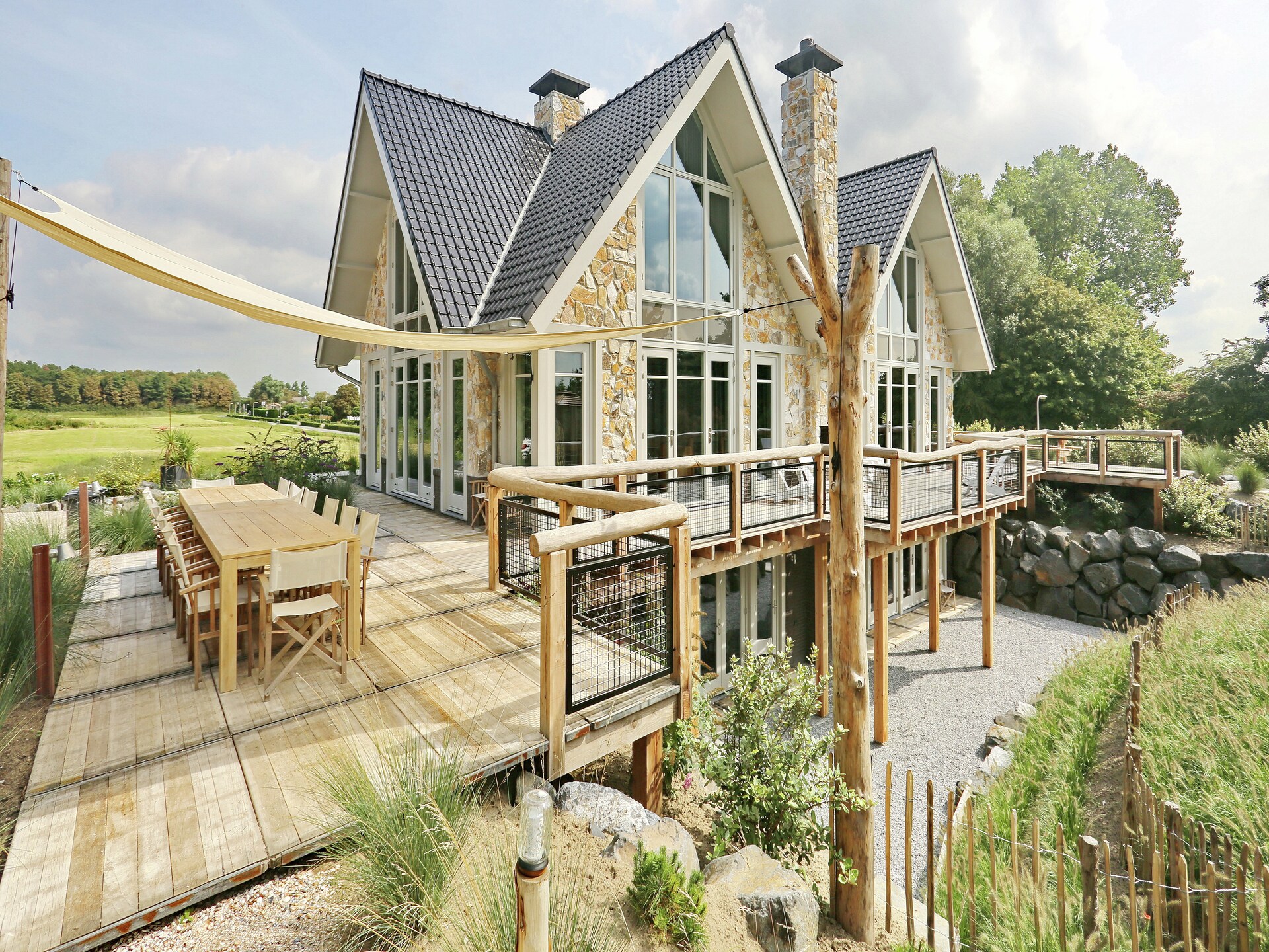 Duinvilla Noordwijk: Luxe groepsaccommodatie met sauna en natuurvijver - foto 10