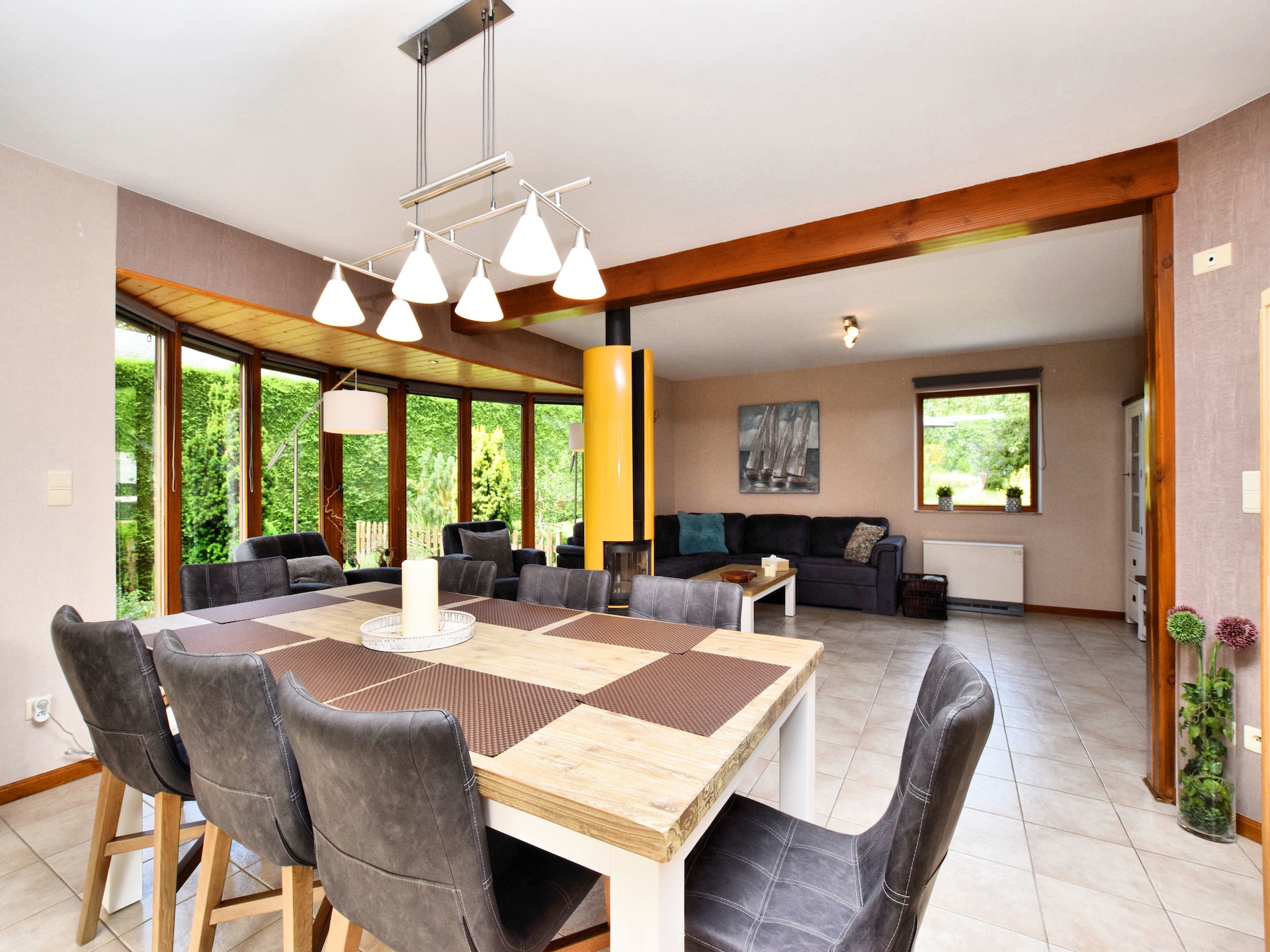8-persoons vakantiehuis met tuin en vijver in Septon - foto 4