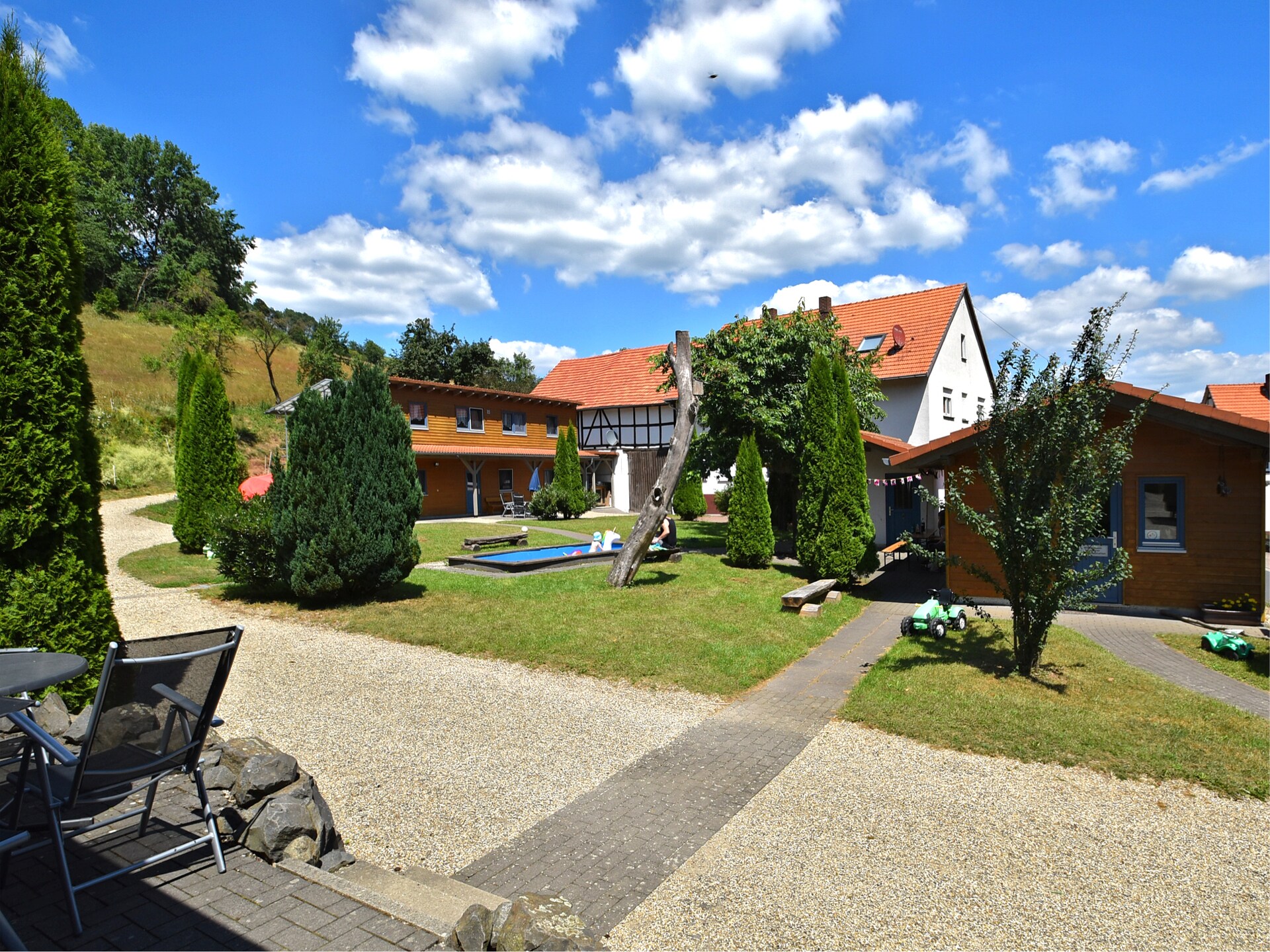 Ruim vakantieappartement op boerderij aan het Nationaal Park Kellerwald - foto 20