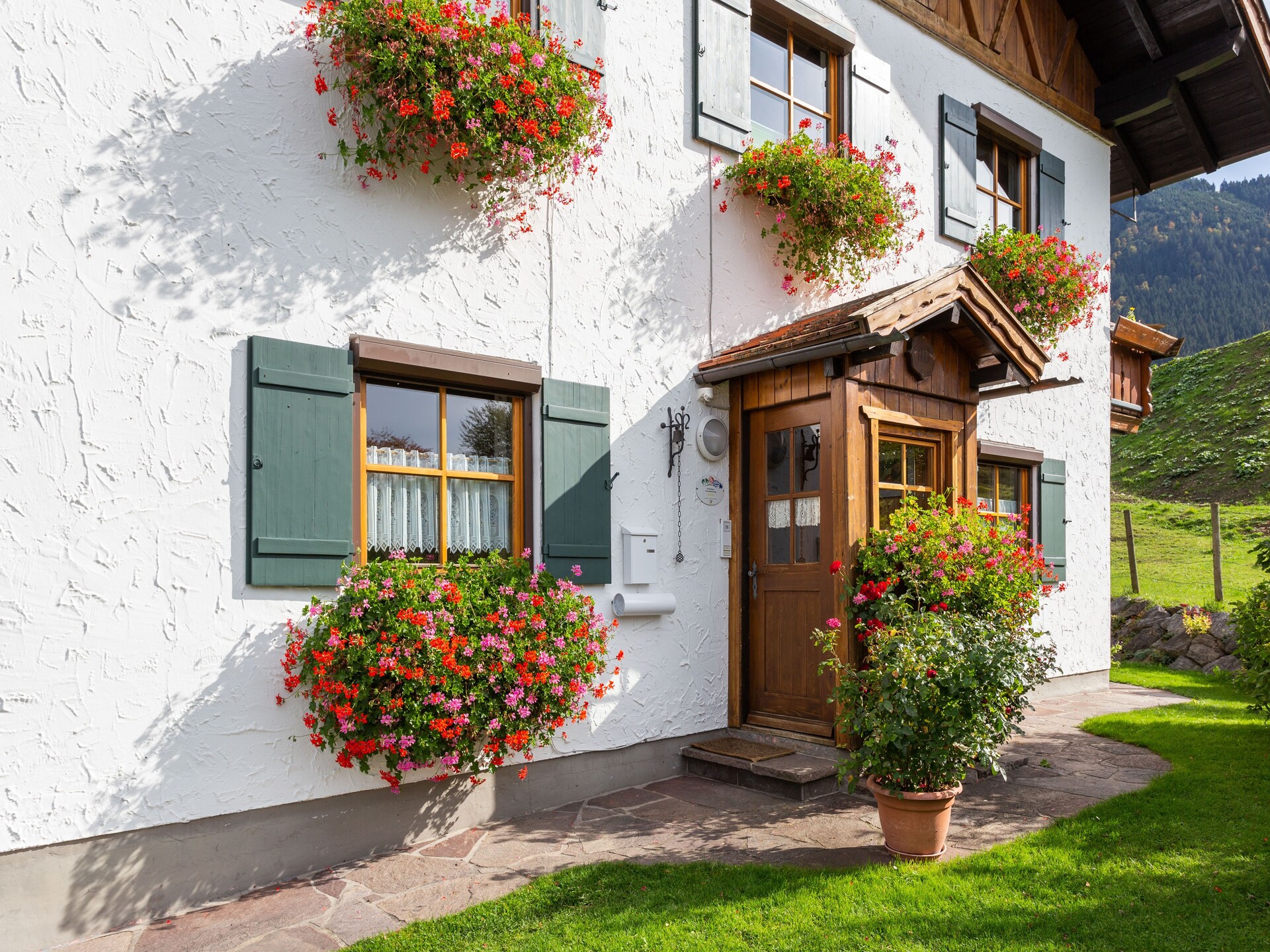 Knus appartement in Trauchgau met tuin, vlakbij skilift en bos - foto 10