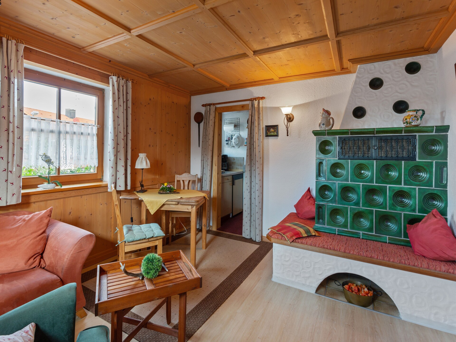 Knus appartement in Trauchgau met tuin, vlakbij skilift en bos - foto 14