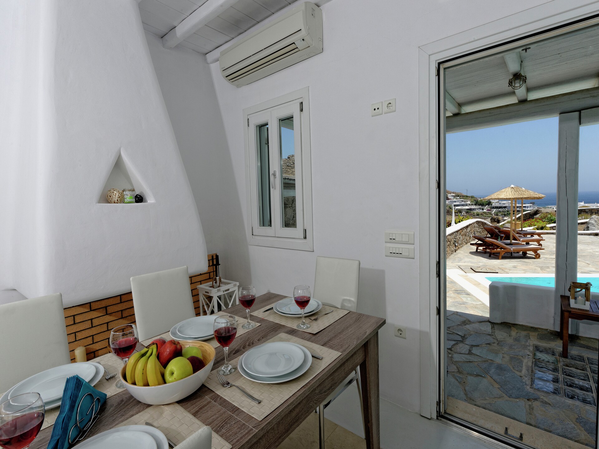 Villa Harmony: Elegante villa met privézwembad nabij Kalafatis strand - foto 10