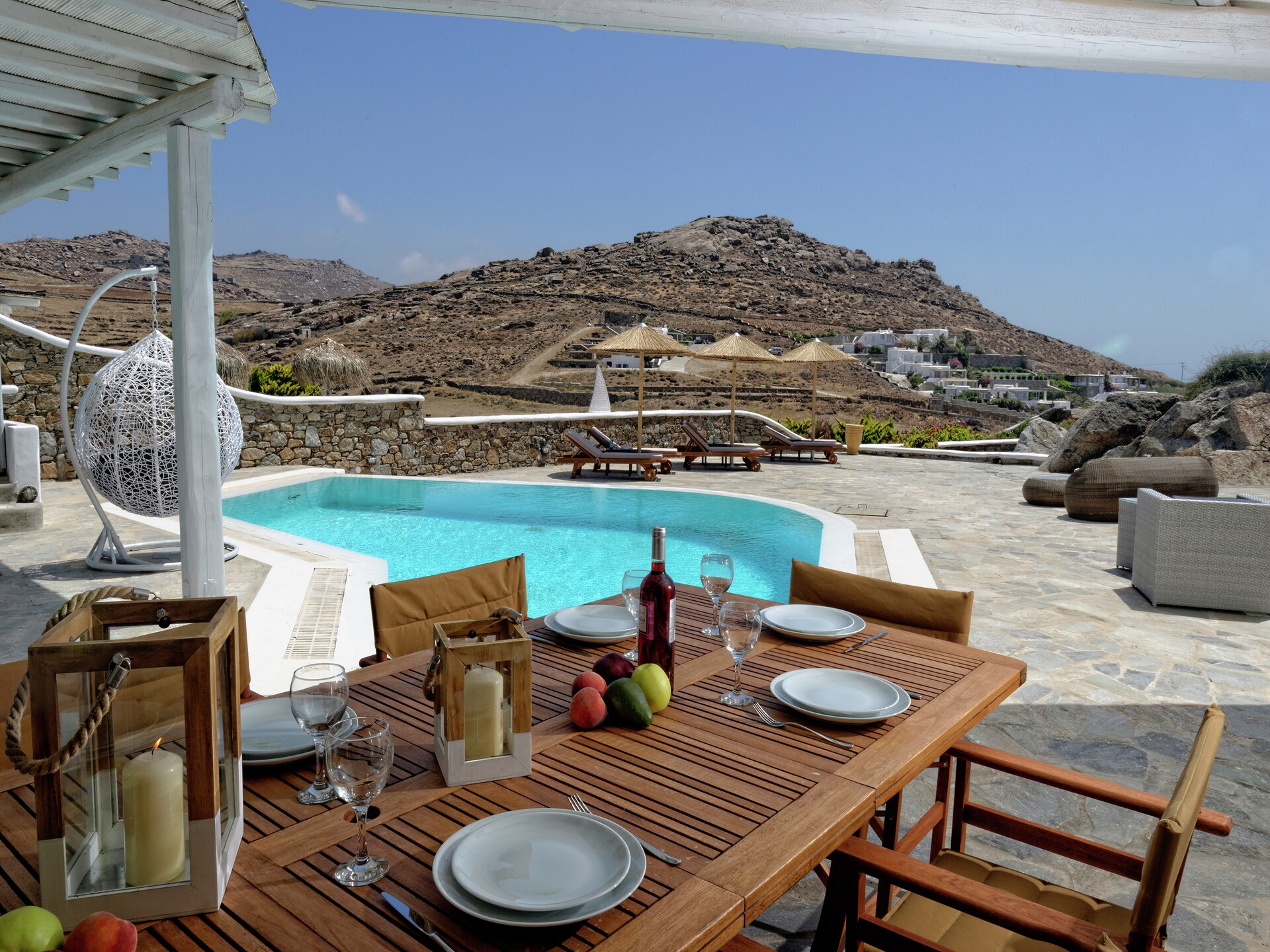Villa Harmony: Elegante villa met privézwembad nabij Kalafatis strand - foto 6