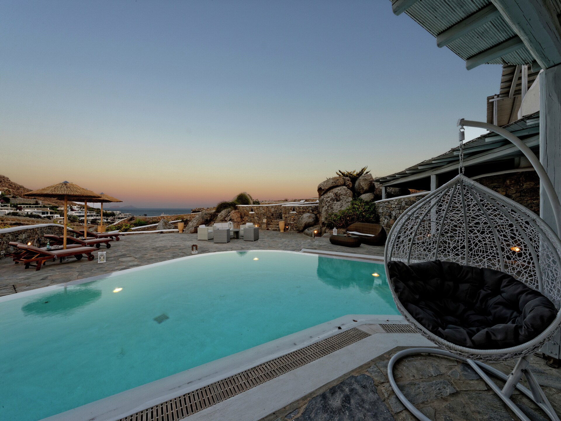 Villa Harmony: Elegante villa met privézwembad nabij Kalafatis strand - foto 21