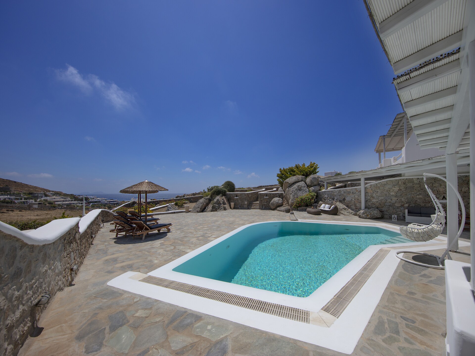 Villa Harmony: Elegante villa met privézwembad nabij Kalafatis strand - foto 33