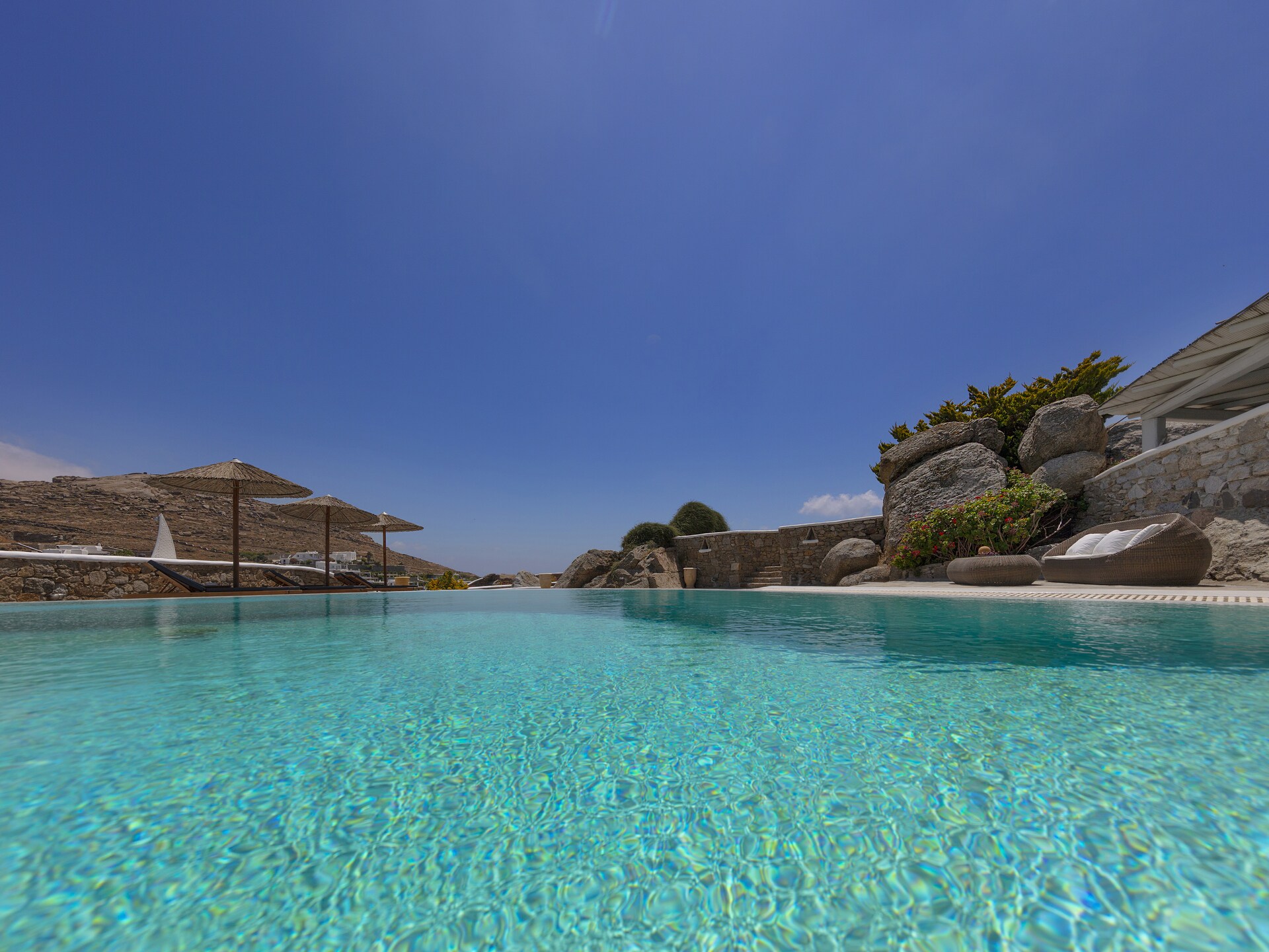 Villa Harmony: Elegante villa met privézwembad nabij Kalafatis strand - foto 11