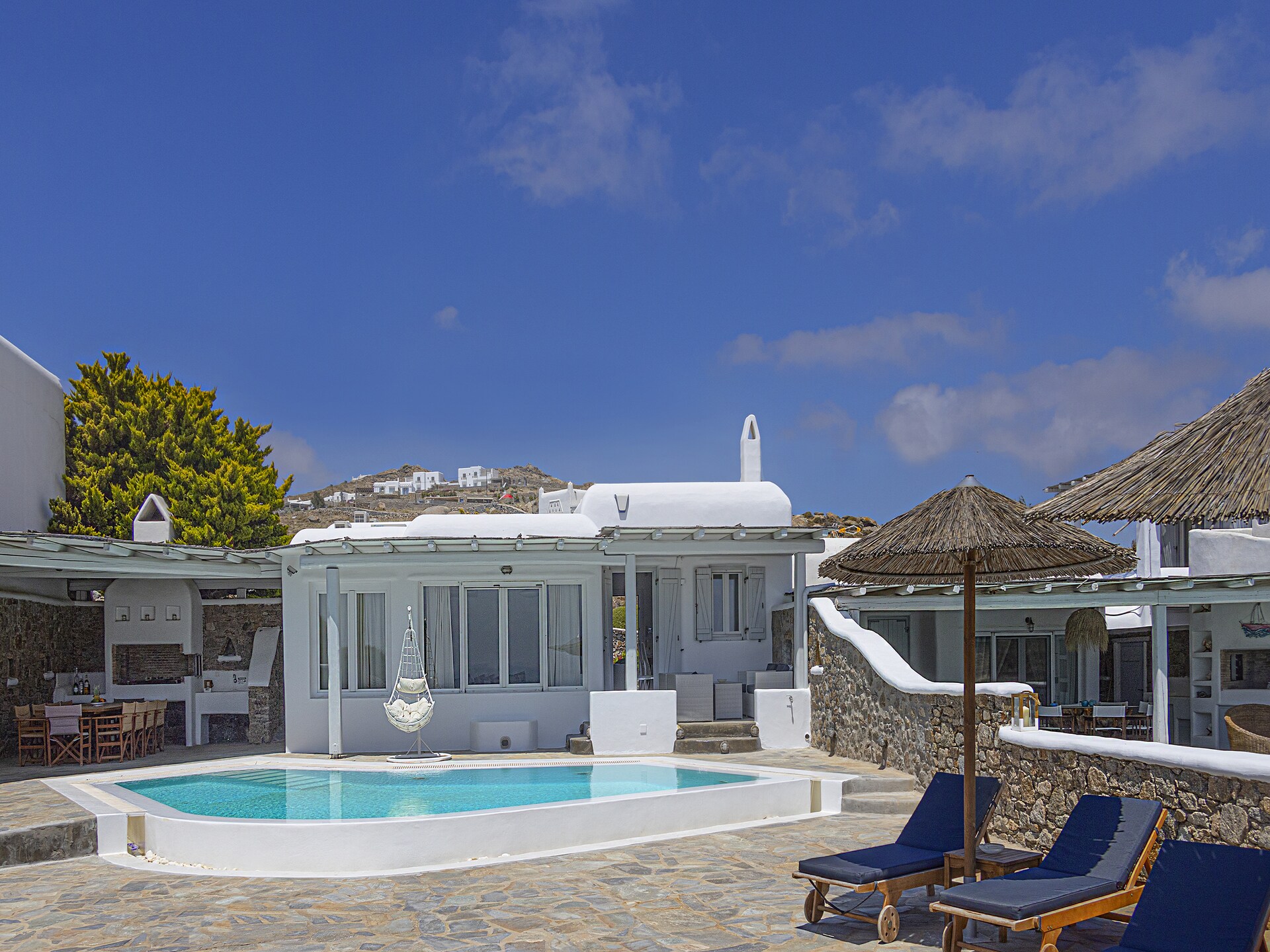 Villa Harmony: Elegante villa met privézwembad nabij Kalafatis strand - foto 15