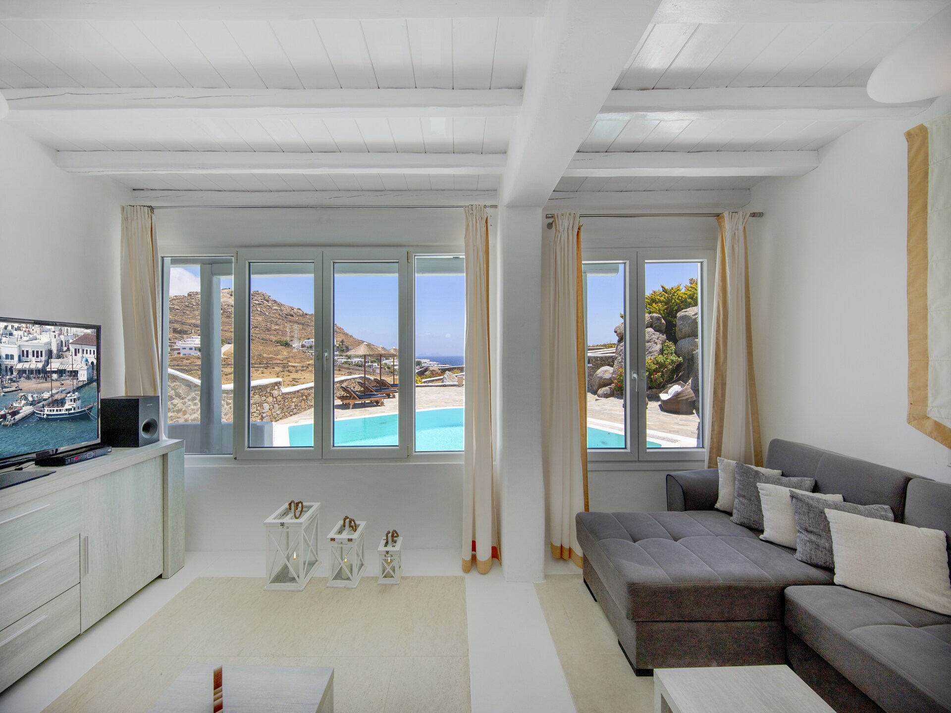 Villa Harmony: Elegante villa met privézwembad nabij Kalafatis strand - foto 23